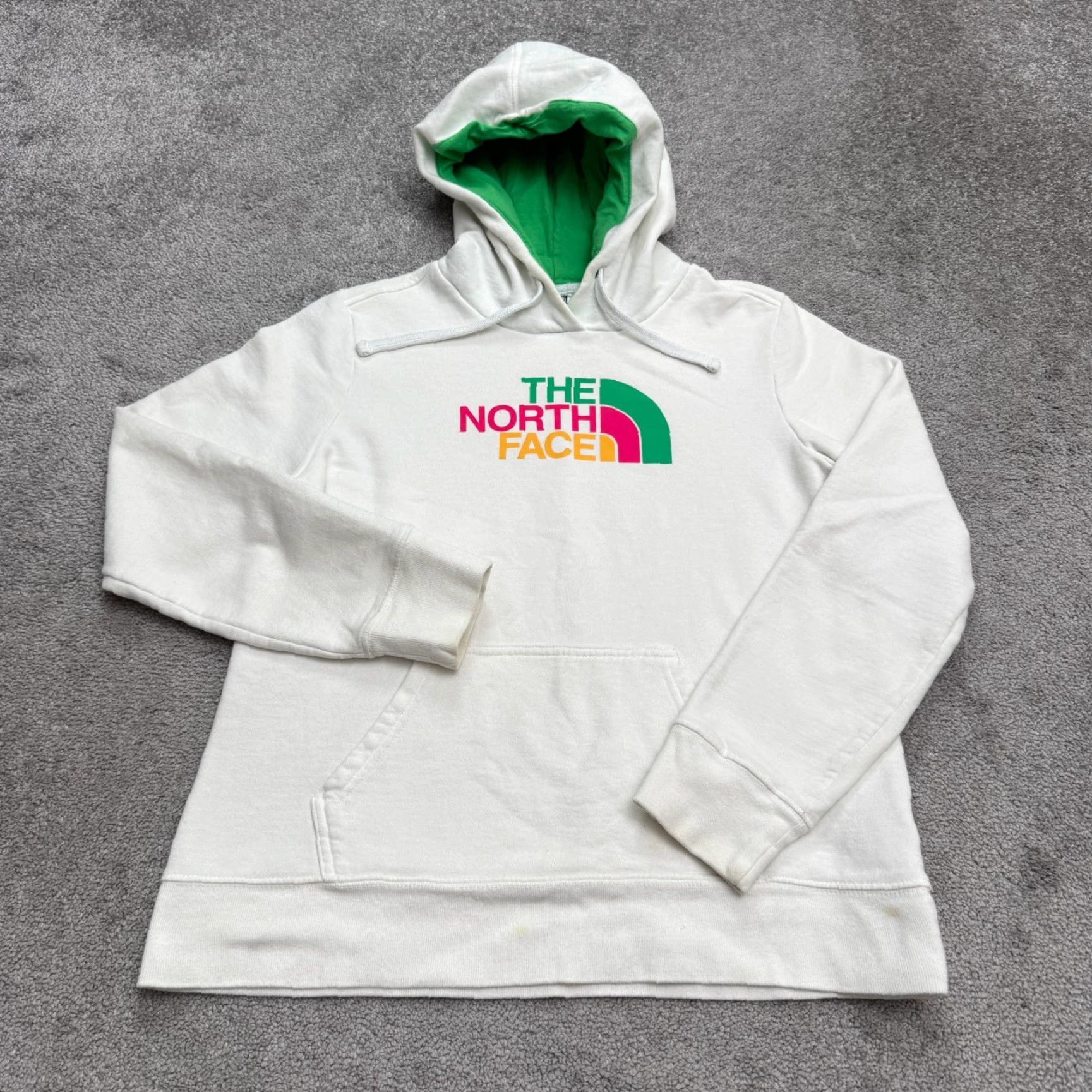 The North Face The North Face Hoodie Pullover Womens Small White Graphic Outdoor Casual Solid Hooded Size S / US 4 / IT 40 - 2 Thumbnail