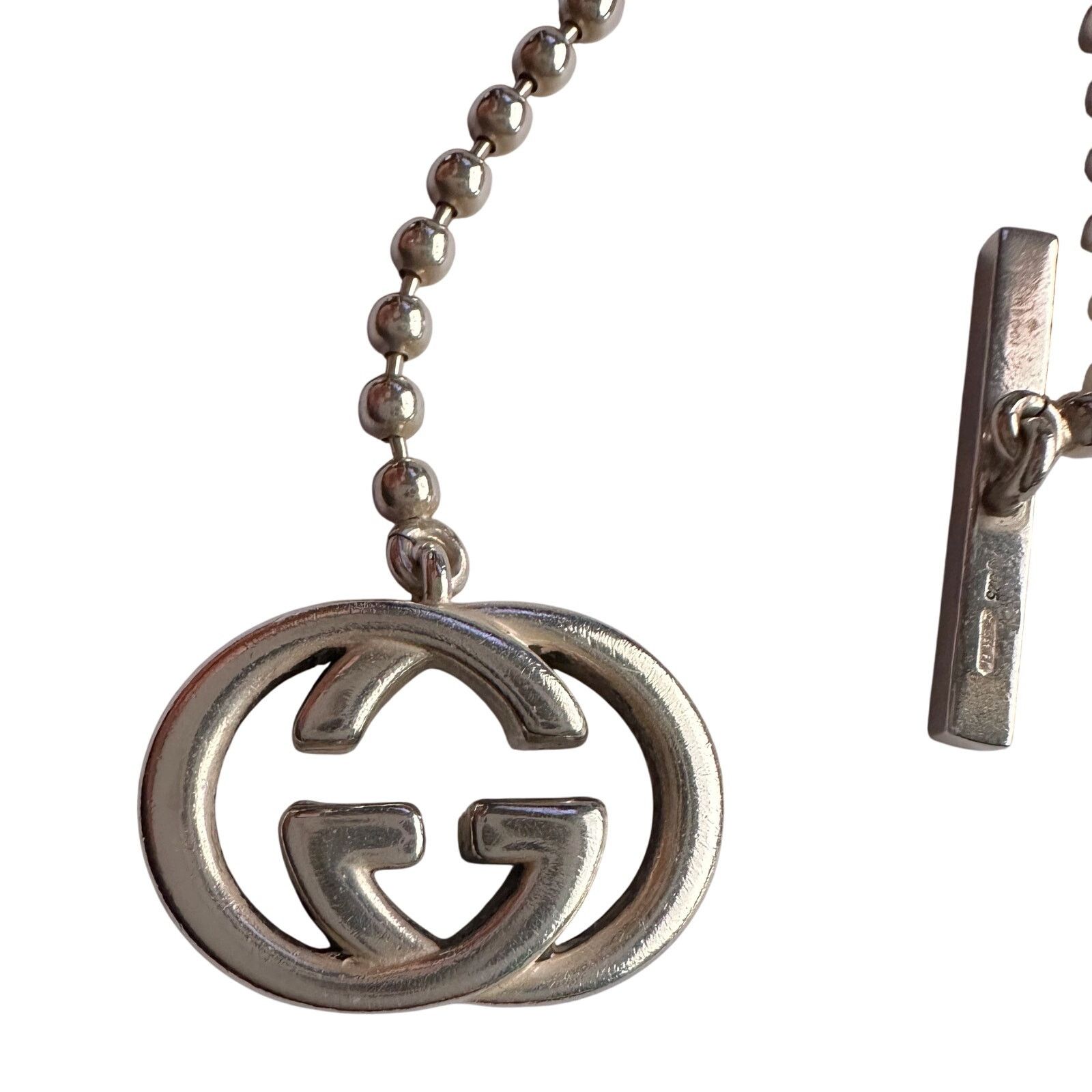 Gucci GUCCI GG Toggle Ball Chain Necklace with Box & Dust Bag Size ONE SIZE - 8 Thumbnail