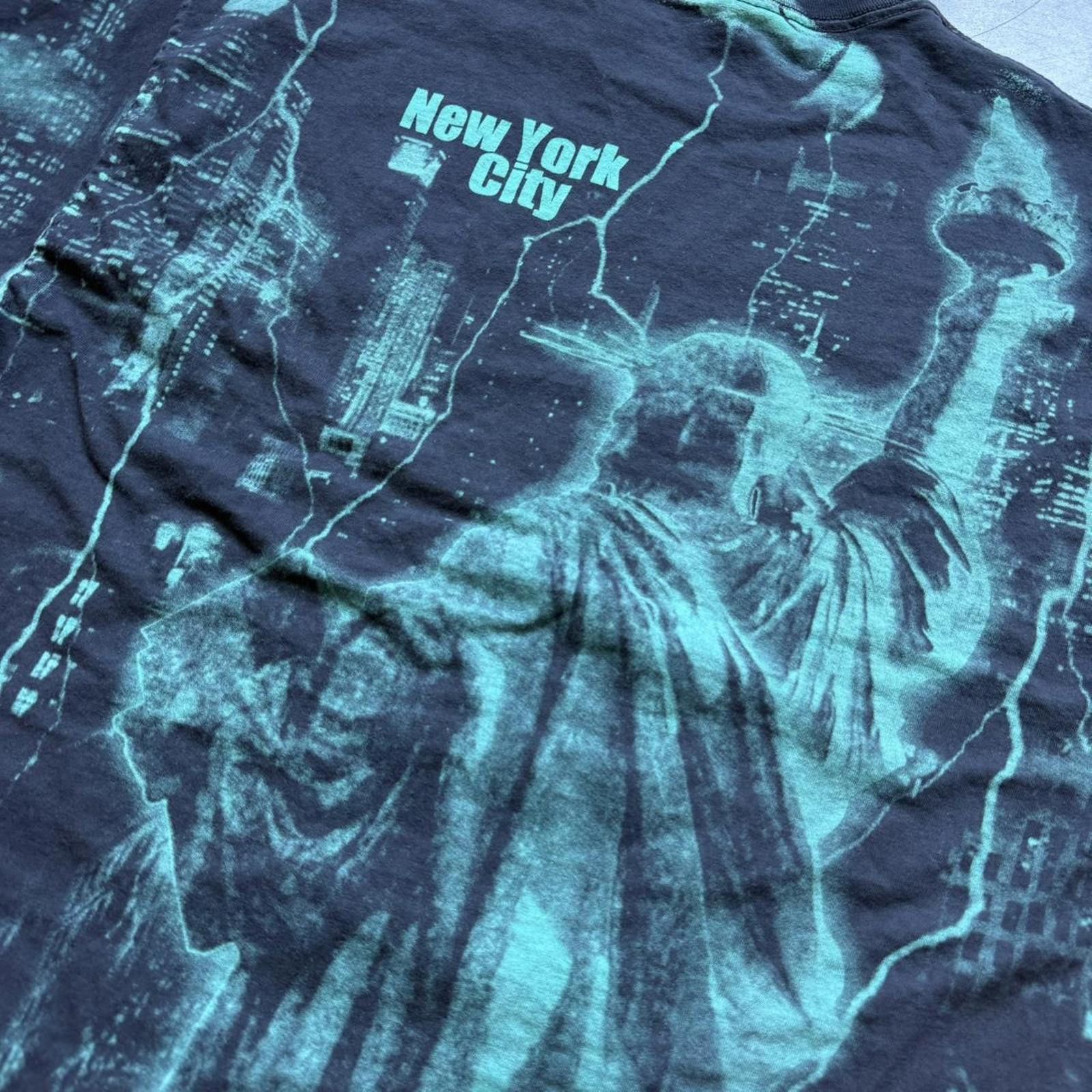 Other New York City Statue Of Liberty All-Over Print Faded T-shirt Size US XL / EU 56 / 4 - 4 Thumbnail