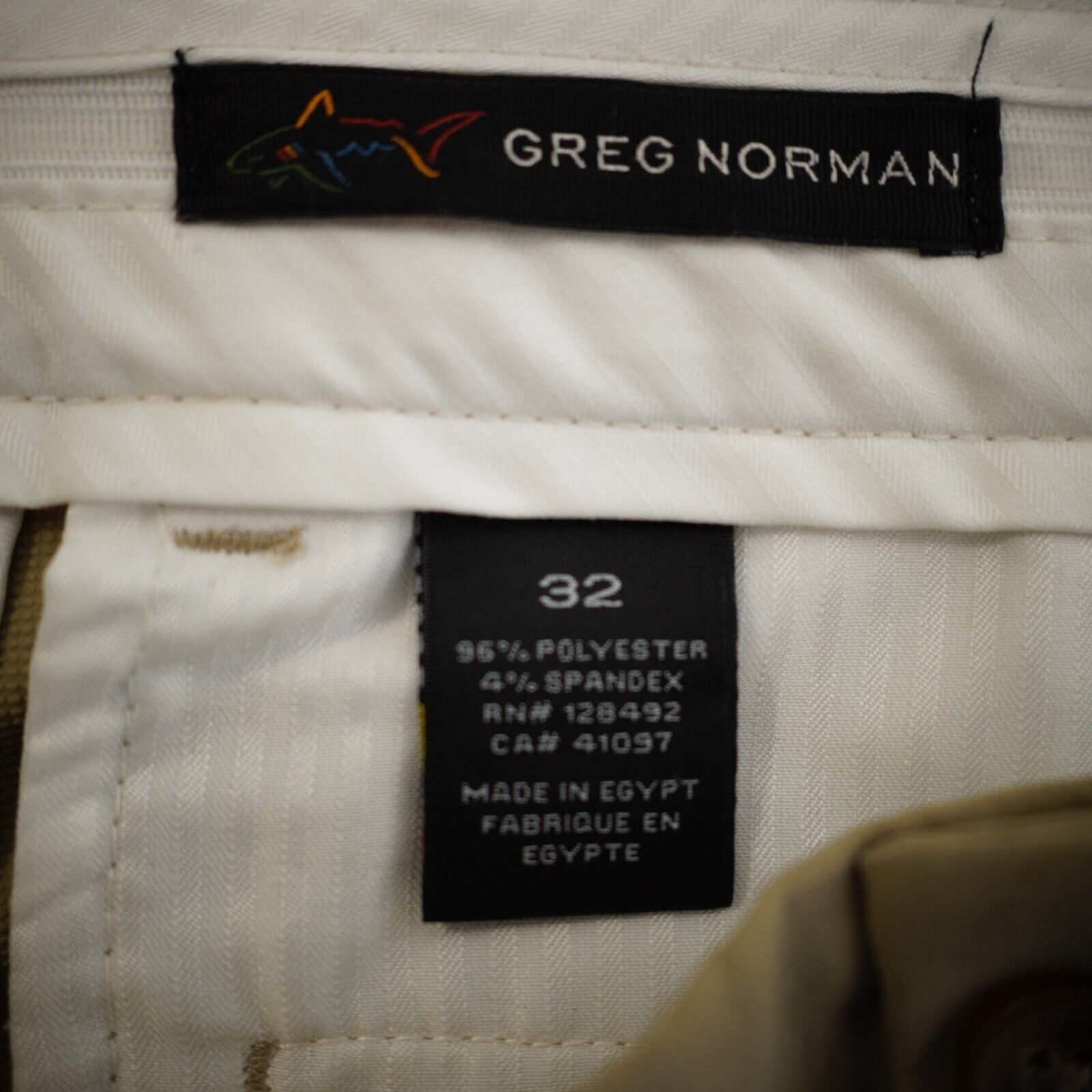 Greg Norman Greg Norman Tan Mid Rise Polyester Spandex Shorts 32 / 9.5" Size US 32 / EU 48 - 7 Thumbnail
