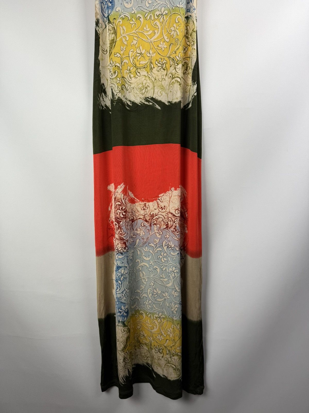 Jean Paul Gaultier Jean Paul Gaultier Vintage 90s Patterned Bodycon Maxi Dress Size M / US 6-8 / IT 42-44 - 8 Thumbnail