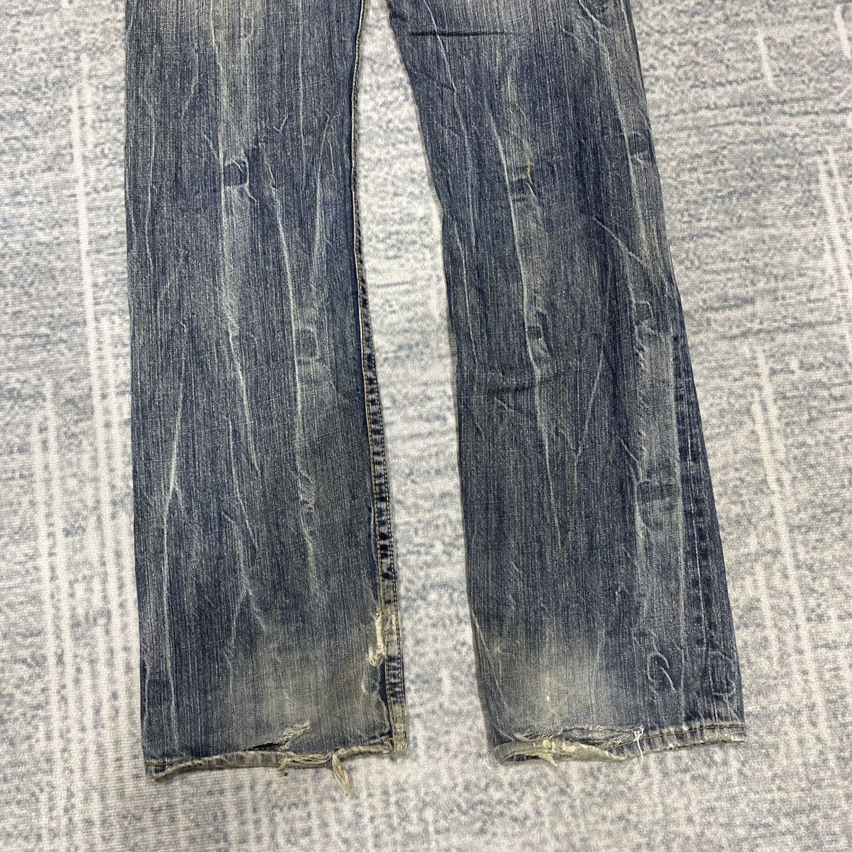 Japanese Brand × Vintage Sick☠️ Oririn Acid Wash Jeans Punk 90s Size US 30 / EU 46 - 9 Thumbnail