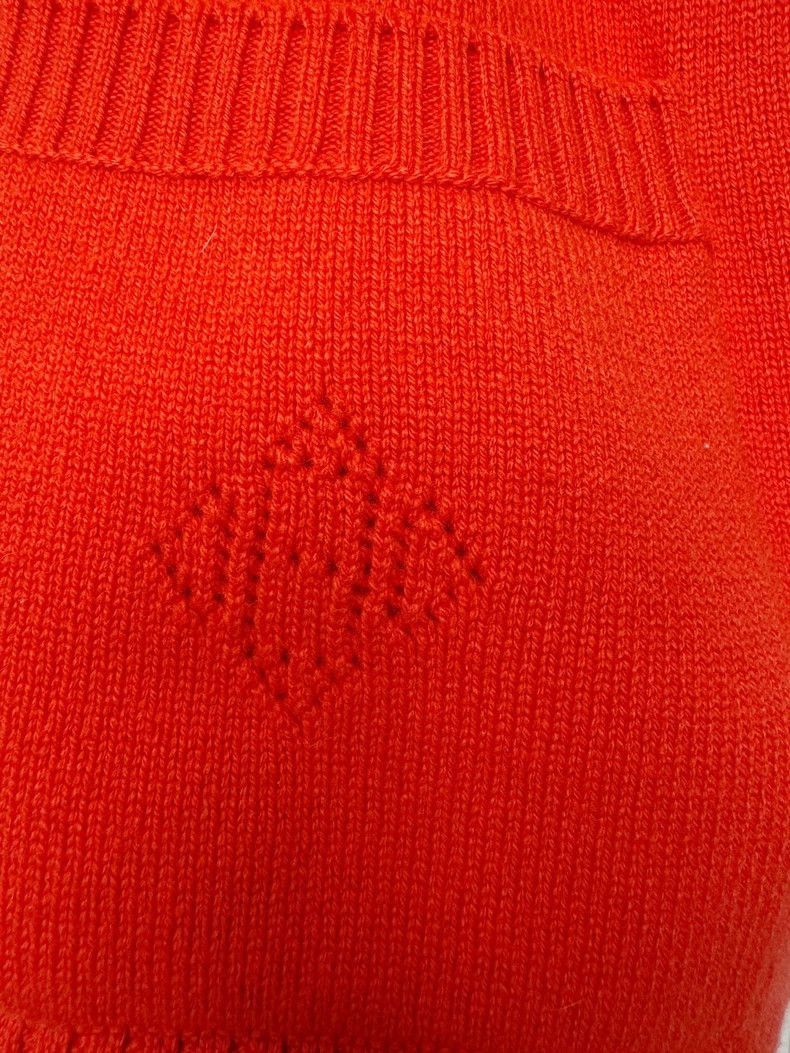 Hermes Hermes Red Knitted Cardigan Size 34-2506 Size XS / US 0-2 / IT 36-38 - 3 Thumbnail