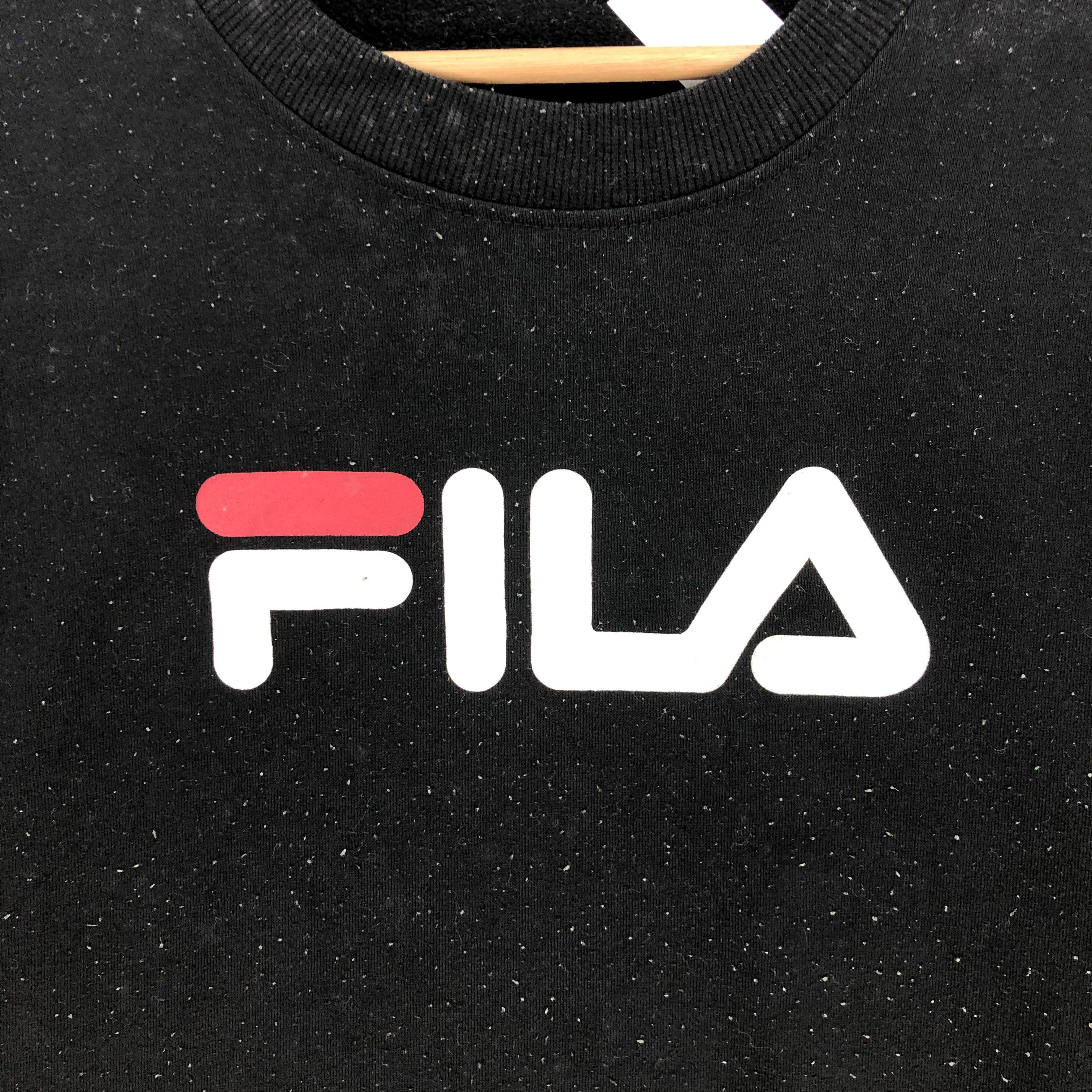 Fila Vintage Y2K Fila Sweatshirt Fila Sweater Script Fila Jumper Size US L / EU 52-54 / 3 - 3 Thumbnail
