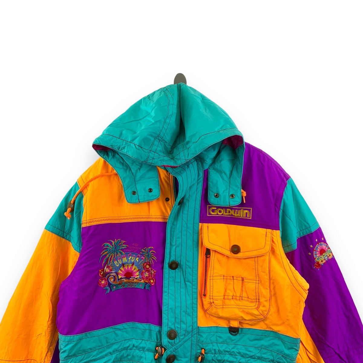 Ellesse Vintage ELLESSE GOLDWIN PREMIER MIX Ski Jacket Size US XXL / EU 58 / 5 - 2 Thumbnail