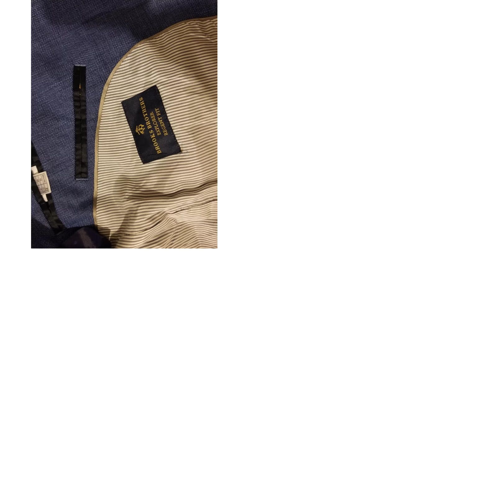 Brooks Brothers Mens Brooks Brothers Wool Blazer 40R Blue Sports Jacket Size 40R - 9 Thumbnail