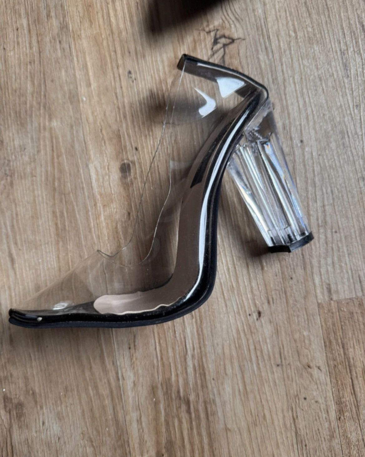 Valentino Valentino vintage transparent heels Size US 5 / IT 35 - 4 Thumbnail