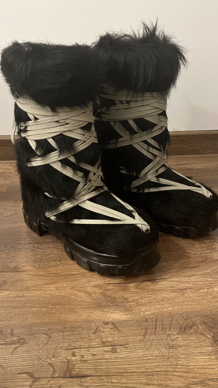 Rick Owens Rick Owens Pony lunar boots Size US 8.5 / EU 41-42 - 1 Thumbnail
