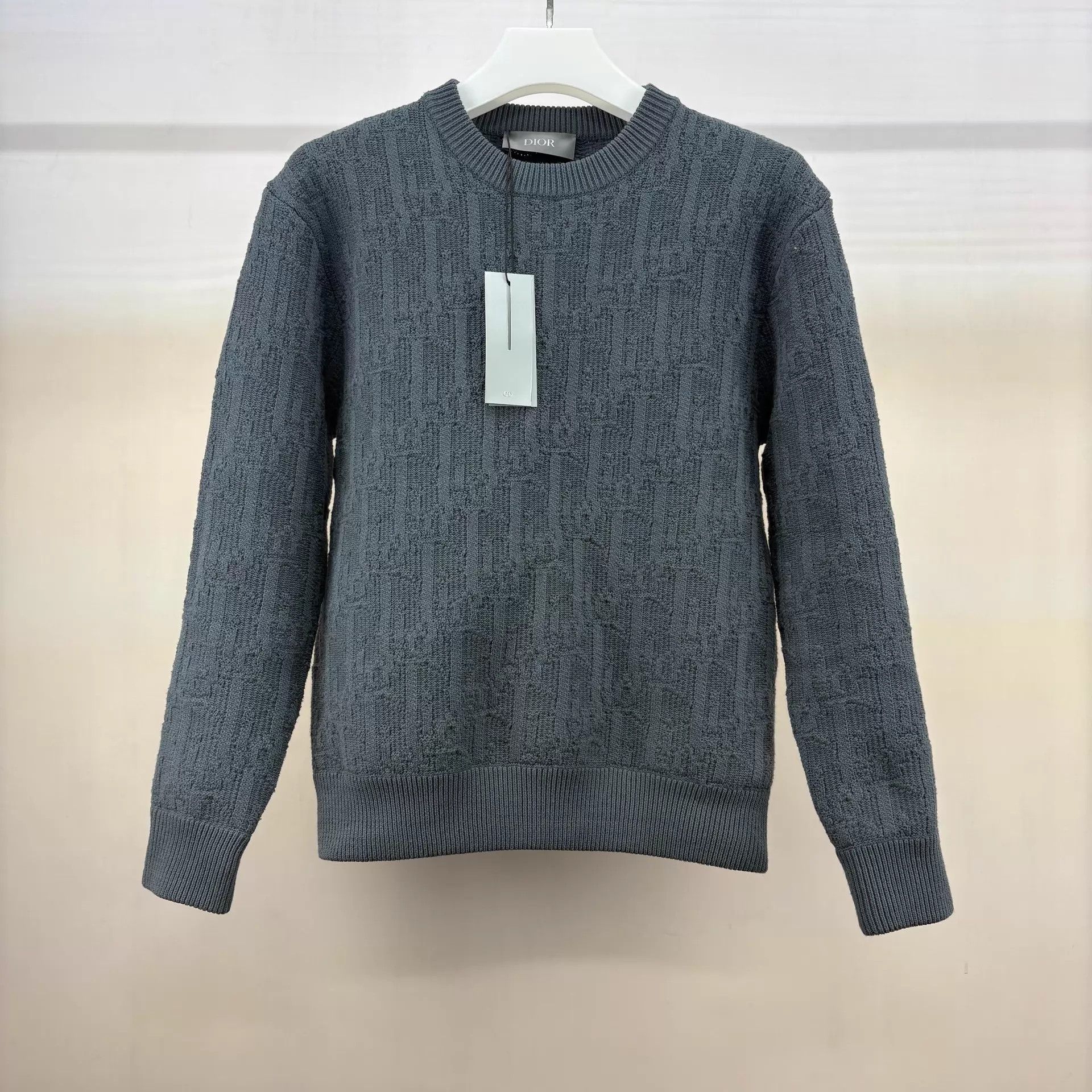 Dior Dior Gray Logo Sweater S ITALY Size US S / EU 44-46 / 1 - 1 Thumbnail