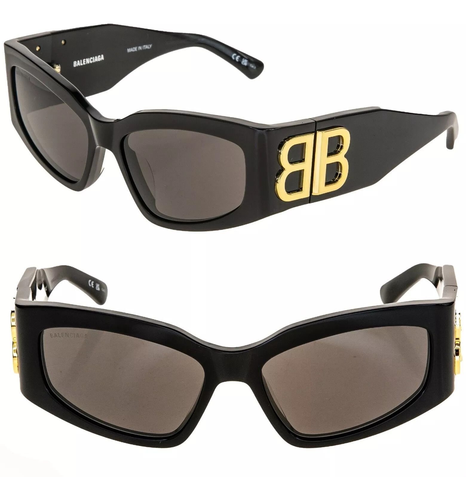 Balenciaga BALENCIAGA BOSSY Cat 0321 Black Fashion Sunglass BB0321S 002 Size ONE SIZE - 1 Thumbnail