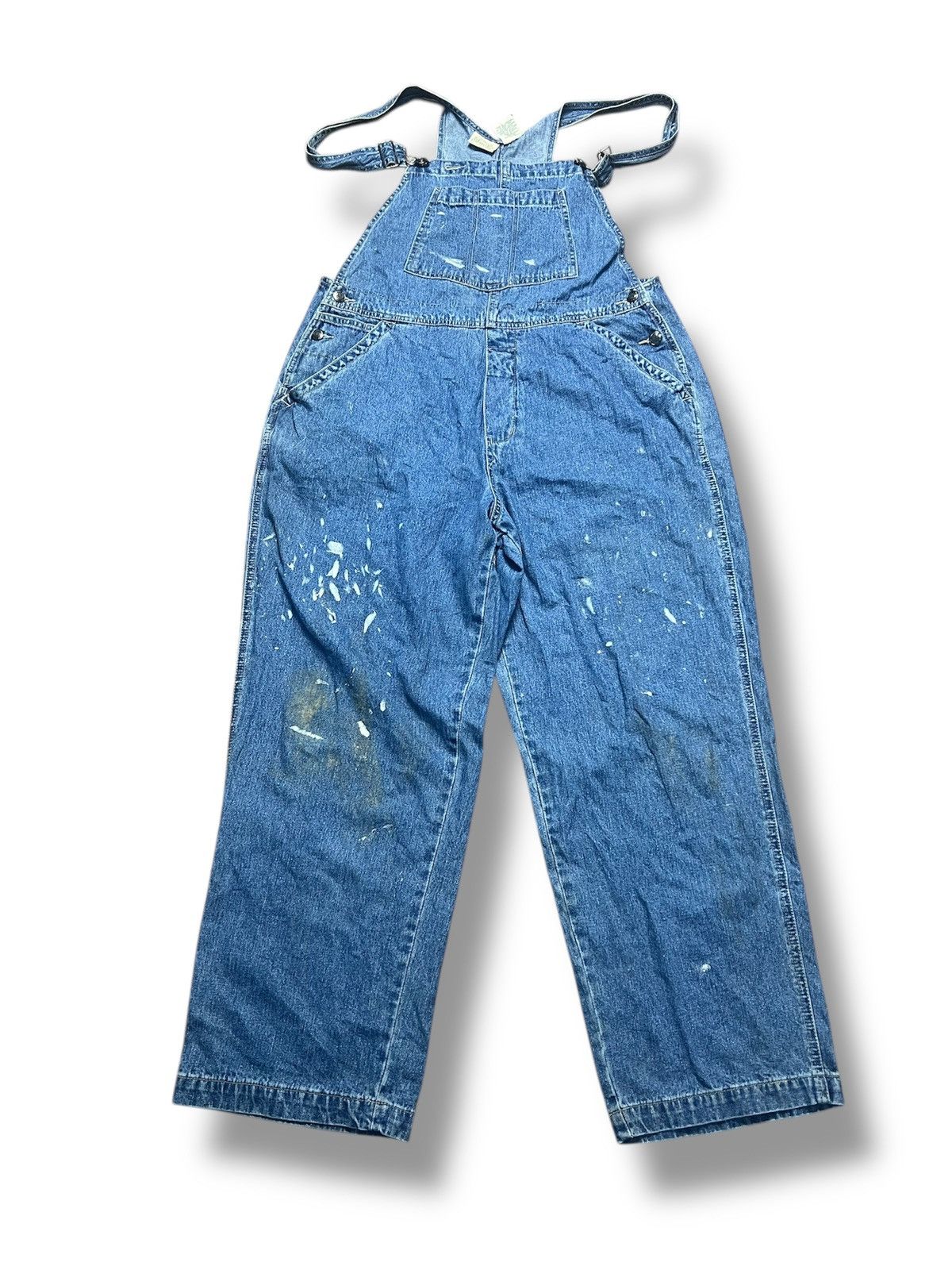 St. Johns Bay Vintage St. John's Bay (SJB) Denim Overalls - (42) Size US 37 - 1 Thumbnail