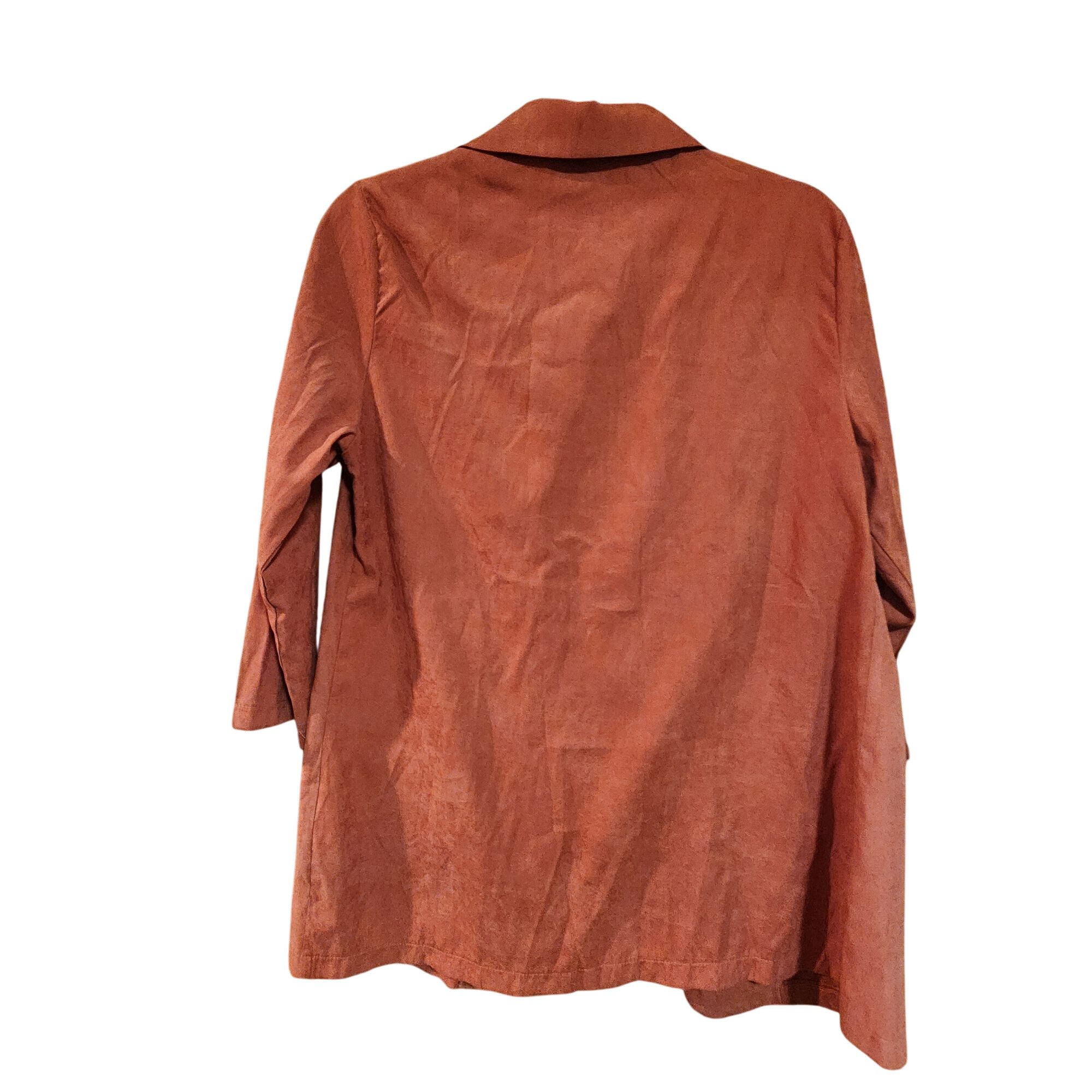 Shein Shein Womens Rust Orange Longline Blazer Jacket Size 4 Open Size S / US 4 / IT 40 - 2 Thumbnail