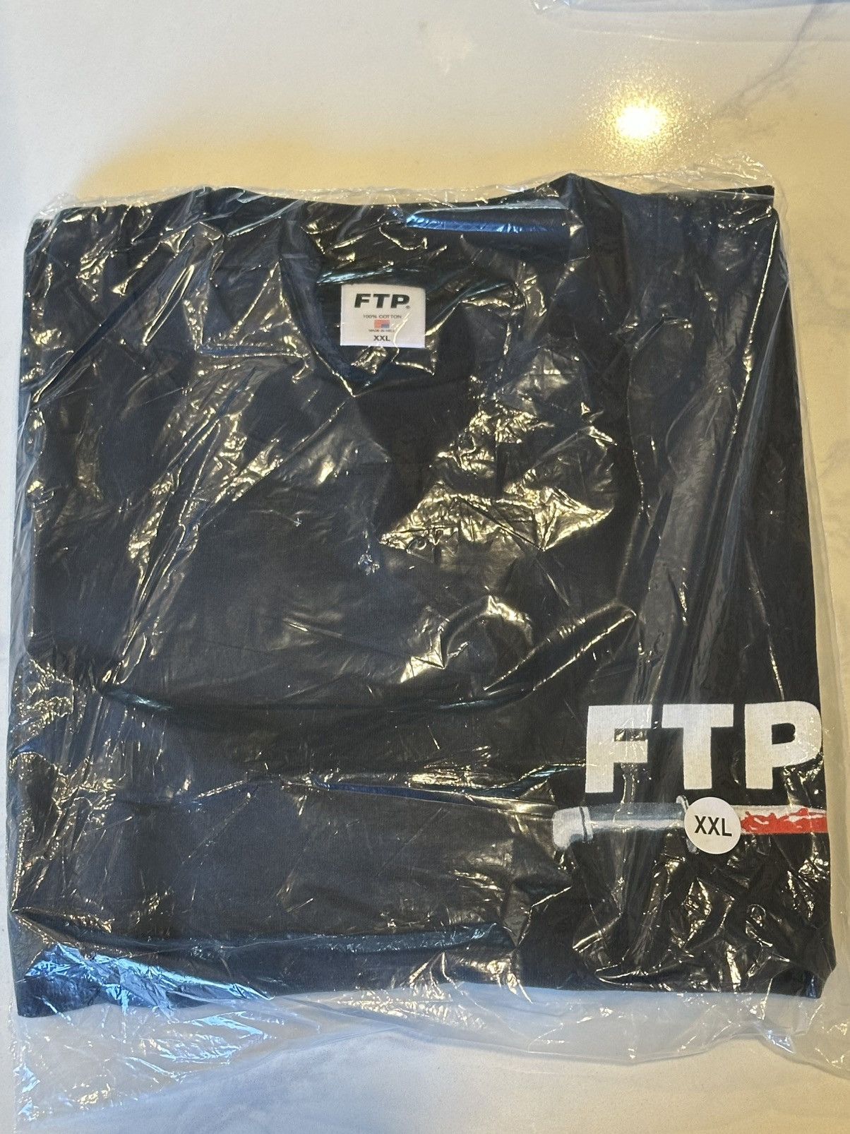 Fuck The Population Ghost Face FTP Logo tee Size US XXL / EU 58 / 5 - 4 Thumbnail