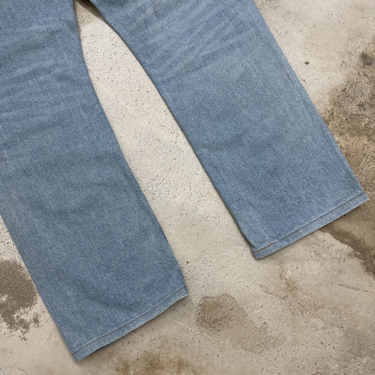 Japanese Brand Navi Distressed Lightwash Denim Pants Size US 33 - 11 Thumbnail