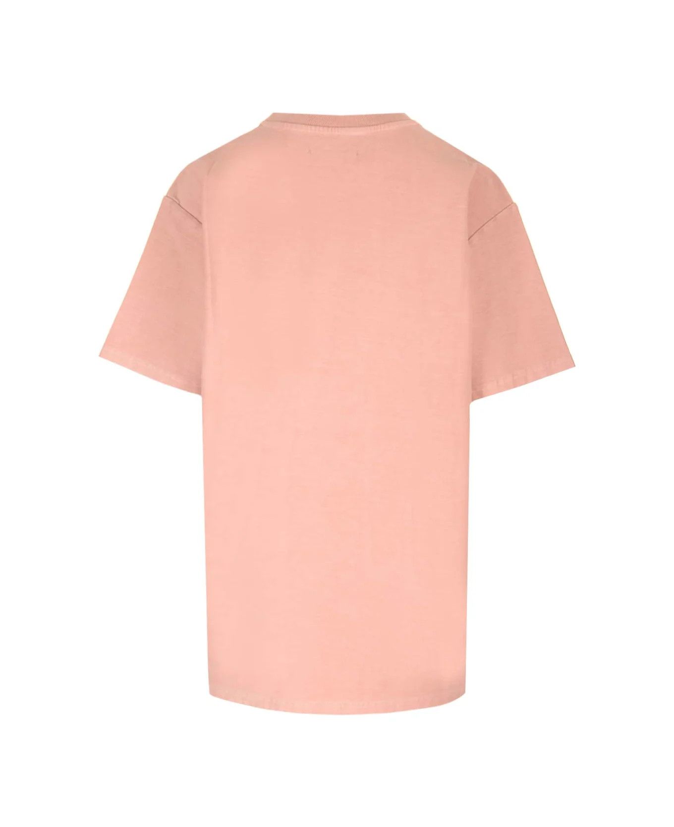 AUTRY o1y0725 Crewneck T-Shirt in Blush Size S / US 4 / IT 40 - 3 Thumbnail