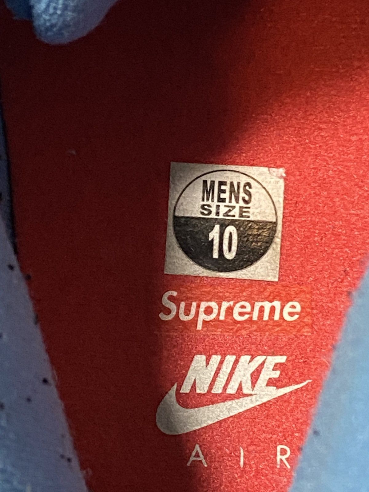 Nike × Supreme SUPREME X NIKE Air Zoom Flight 95 SP University Blue Size US 10 / EU 43 - 6 Thumbnail