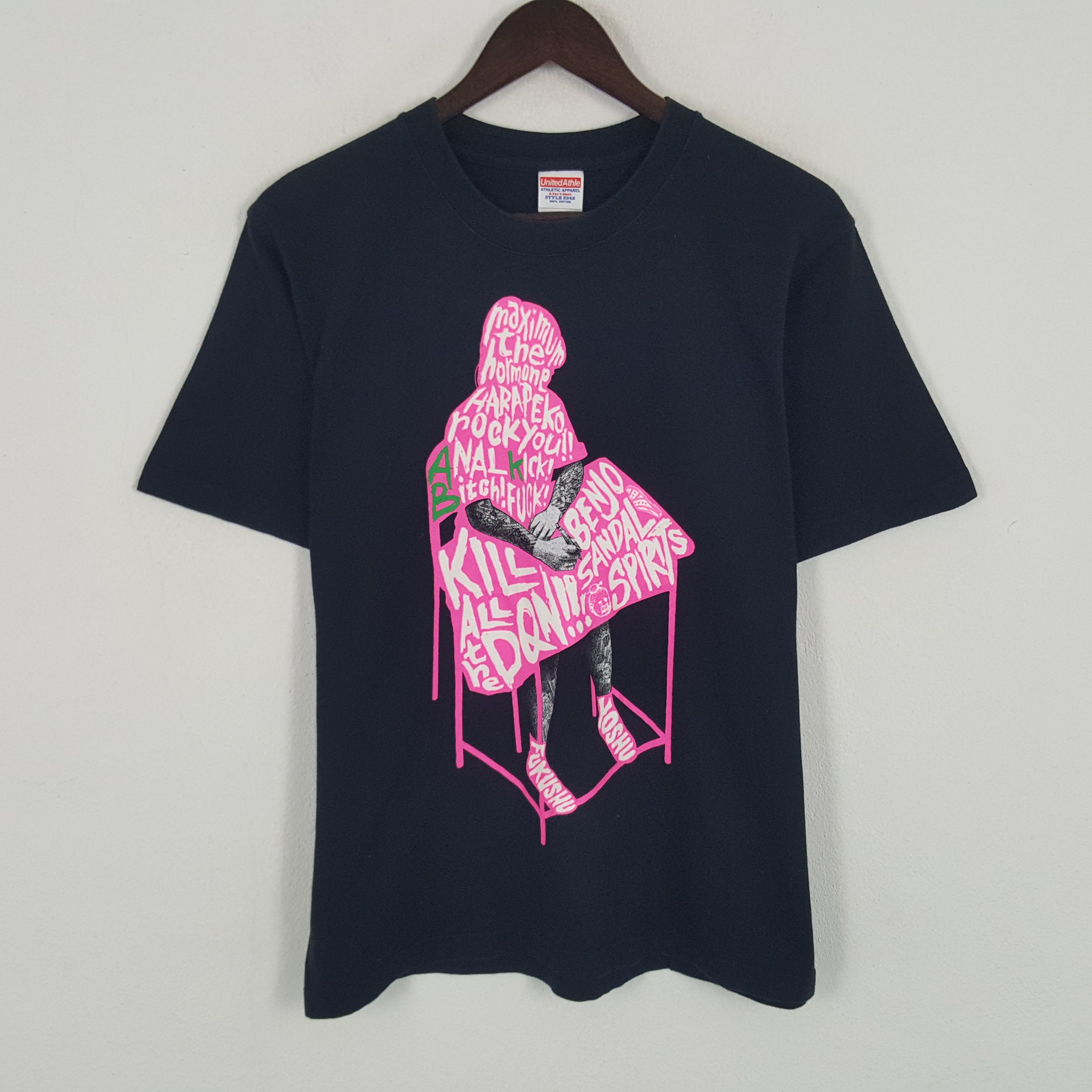 Band Tees × Japanese Brand × Vintage Vintage Maximum The Hormone Japanese Rock Band Tshirt Size US M / EU 48-50 / 2 - 1 Thumbnail