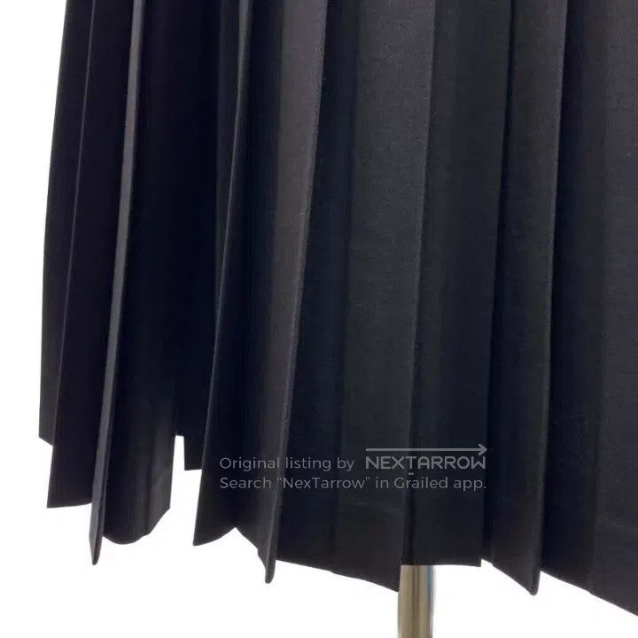 Comme des Garcons Comme Des Garcons size S Retro Black Pleated Skirt Size 23" - 4 Thumbnail
