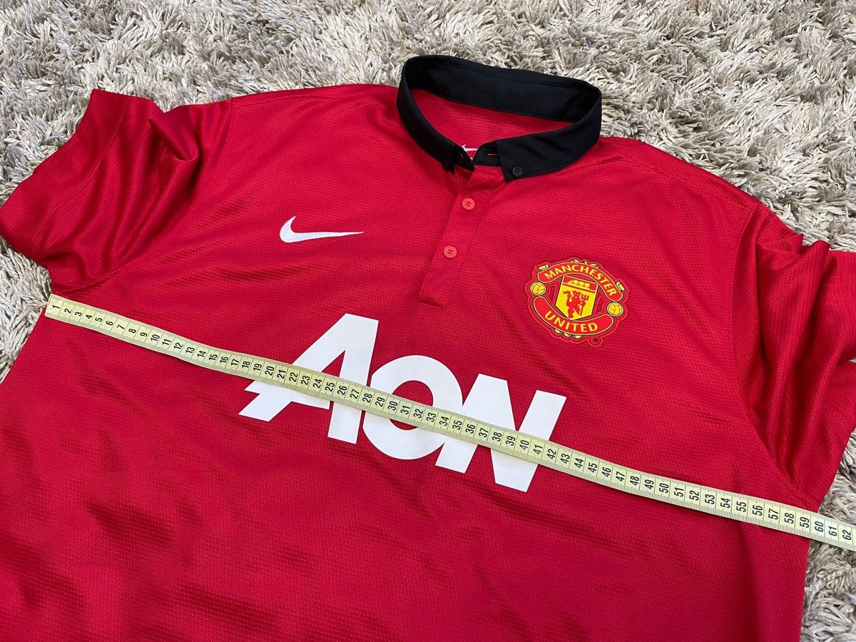 Nike 2013-14 Manchester United Nike Football shirt Home Shirt L Size US XL / EU 56 / 4 - 14 Thumbnail