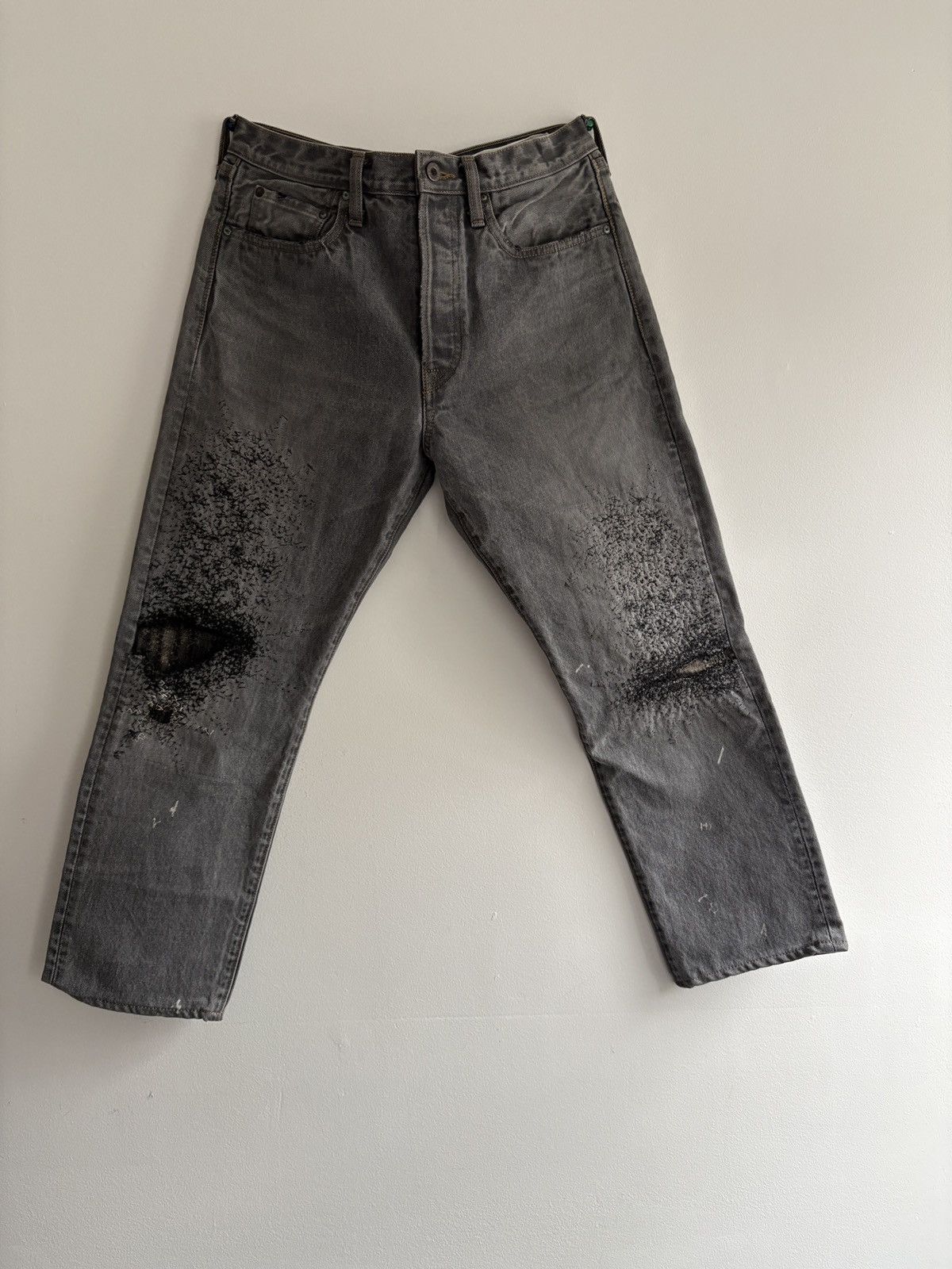 Kapital Kapital 14oz 5P Monkey Cisco Black Wash Denim 3 Year Fade Size US 32 / EU 48 - 1 Thumbnail
