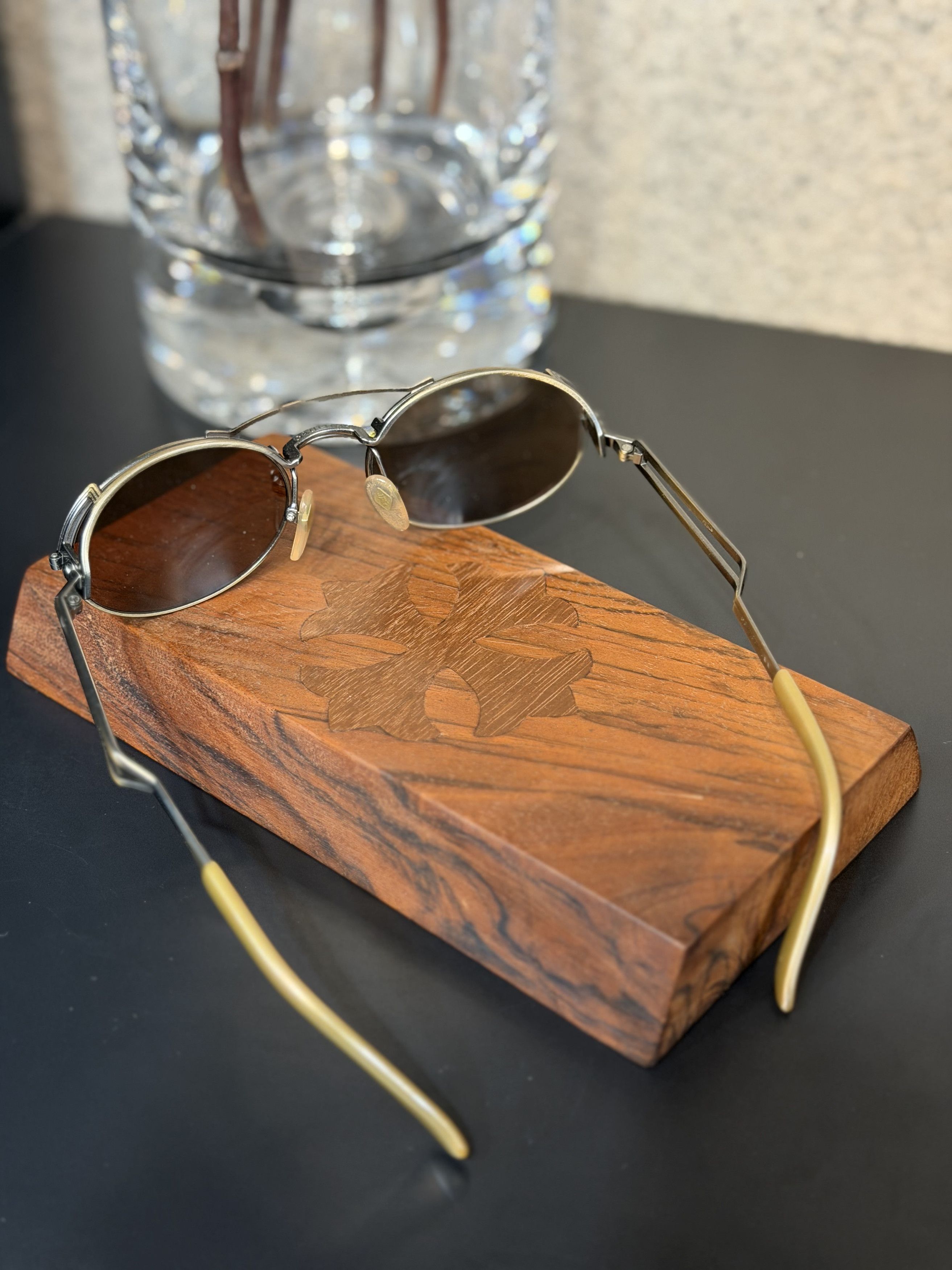 Jean Paul Gaultier Jean Paul Gaultier 56-7107 Gold Sunglasses Size ONE SIZE - 2 Thumbnail