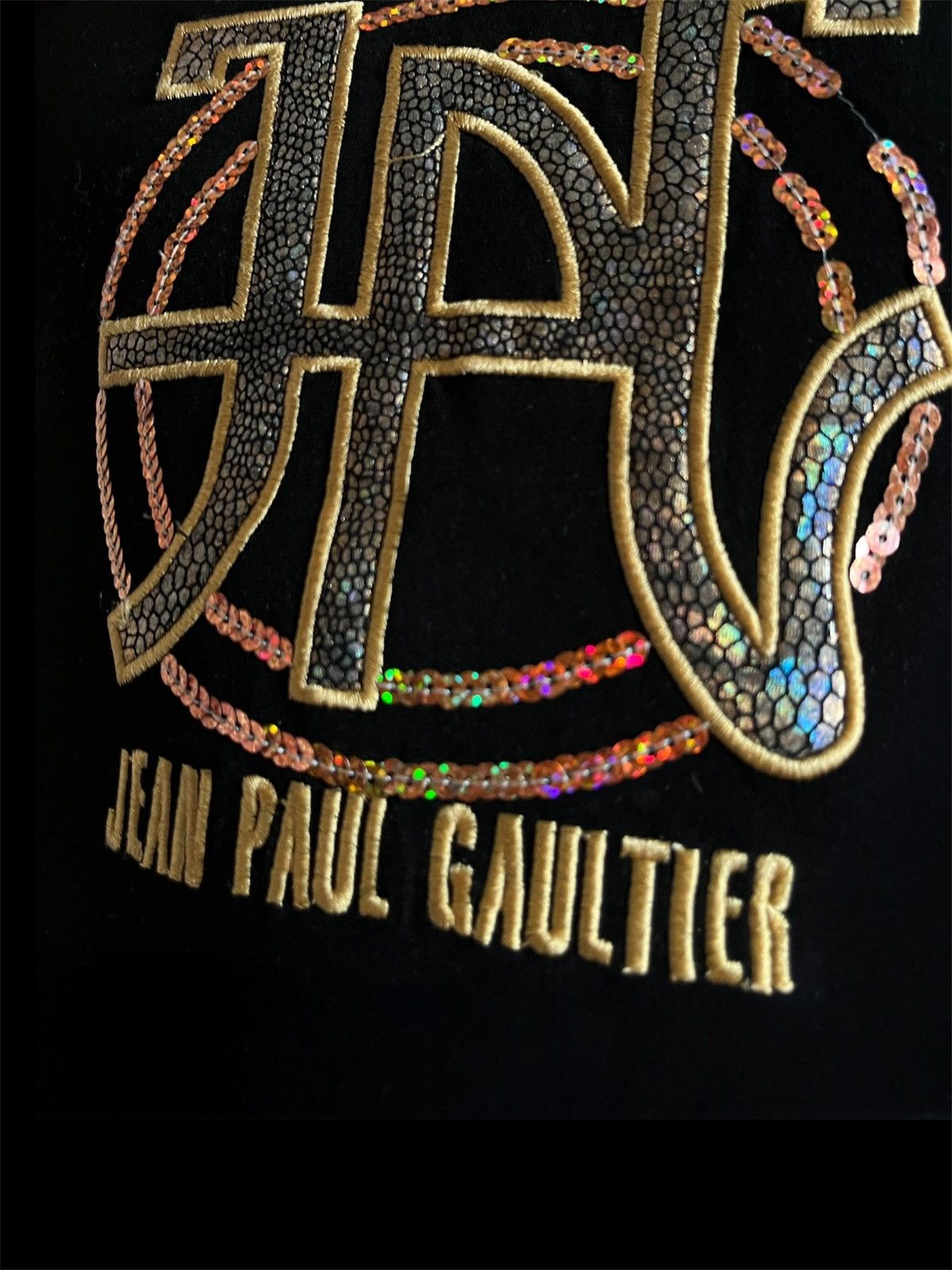 Jean Paul Gaultier Beauty Beast Gothic Poem Rock Punk Opium JPG Mesh LongSleeve Size S / US 4 / IT 40 - 3 Thumbnail