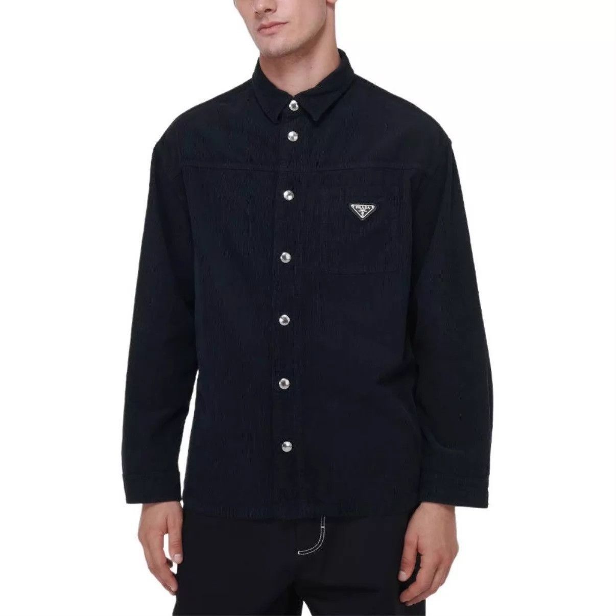 Prada Green Long-Sleeve Button-Up Shirt Size US M / EU 48-50 / 2 - 6 Thumbnail