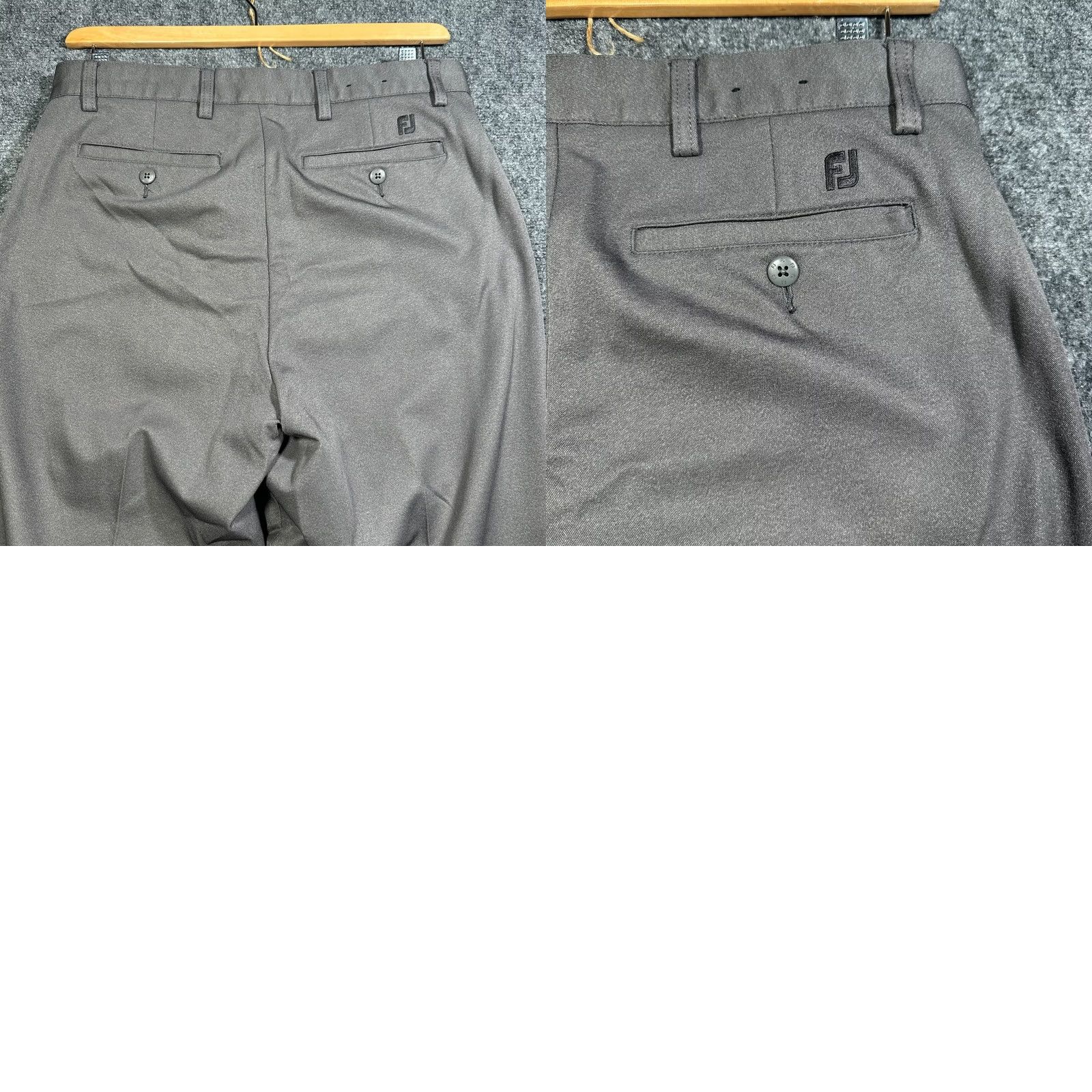 Footjoy FJ FootJoy Pants Mens 33 Gray Stretch Pockets Straight Leg Golf Size US 33 - 8 Thumbnail