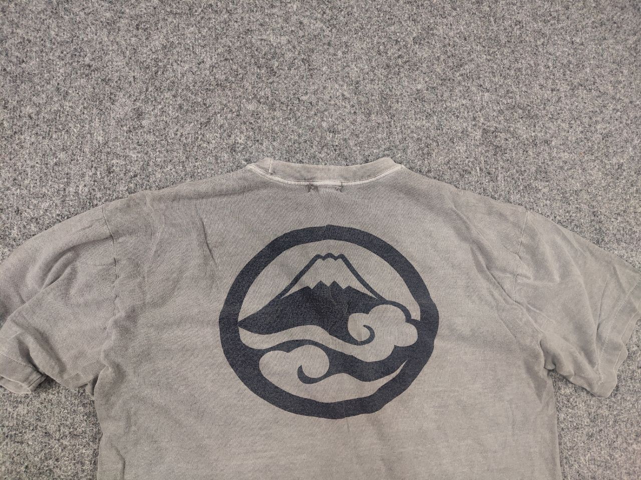 Japanese Brand Vintage Kume JP Tokyo Graphic Tee Shirt Gray Japan Hokusai Size US M / EU 48-50 / 2 - 11 Thumbnail