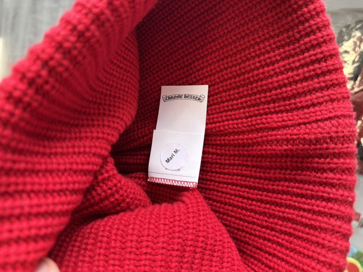 Chrome Hearts Chrome Hearts Red Sludge Beanie Brand New Size ONE SIZE - 3 Thumbnail