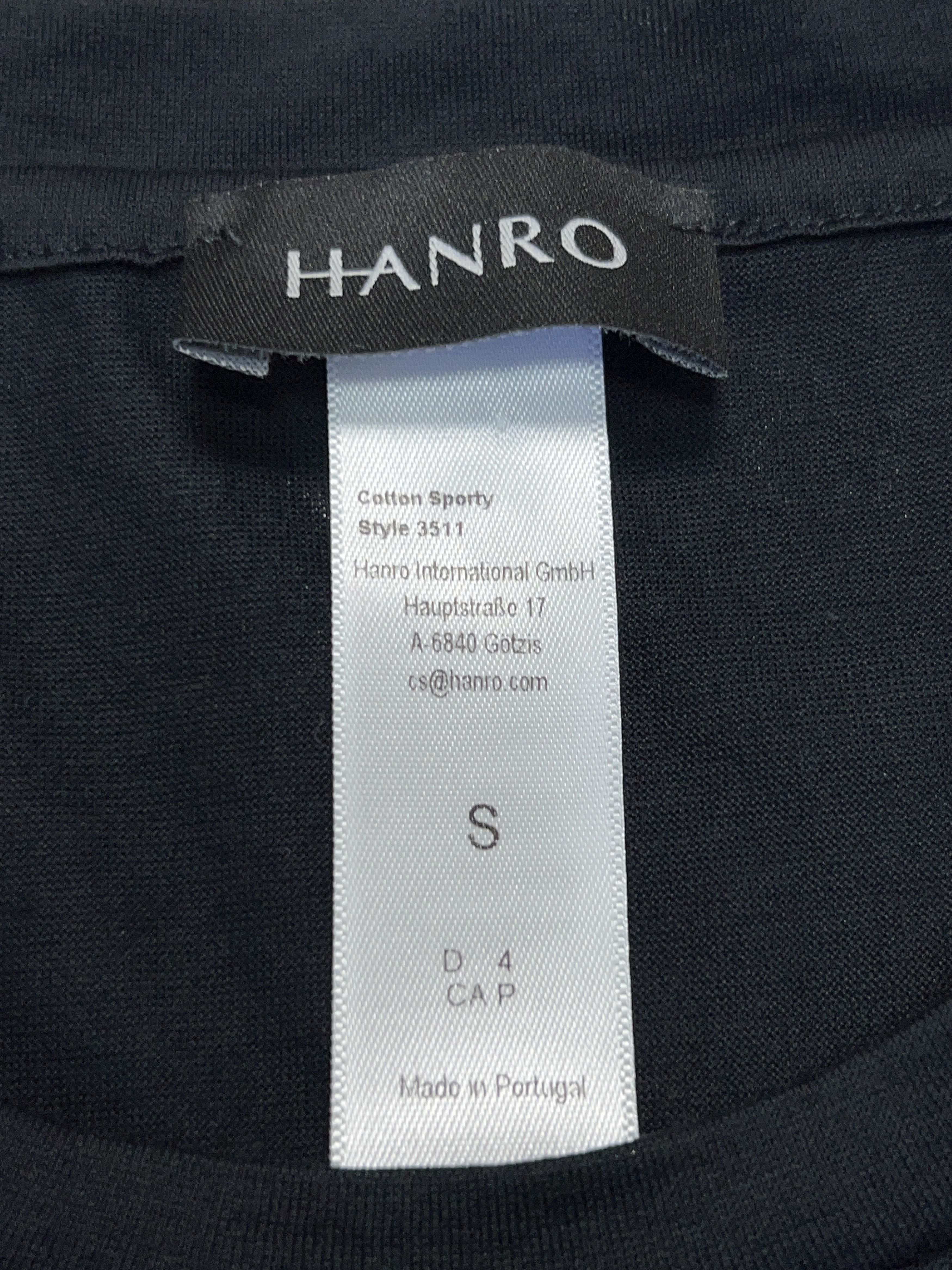 Hanro Hanro Switzerland Classic Basic T Shirt Short Sleeve Cotton Size US S / EU 44-46 / 1 - 3 Thumbnail