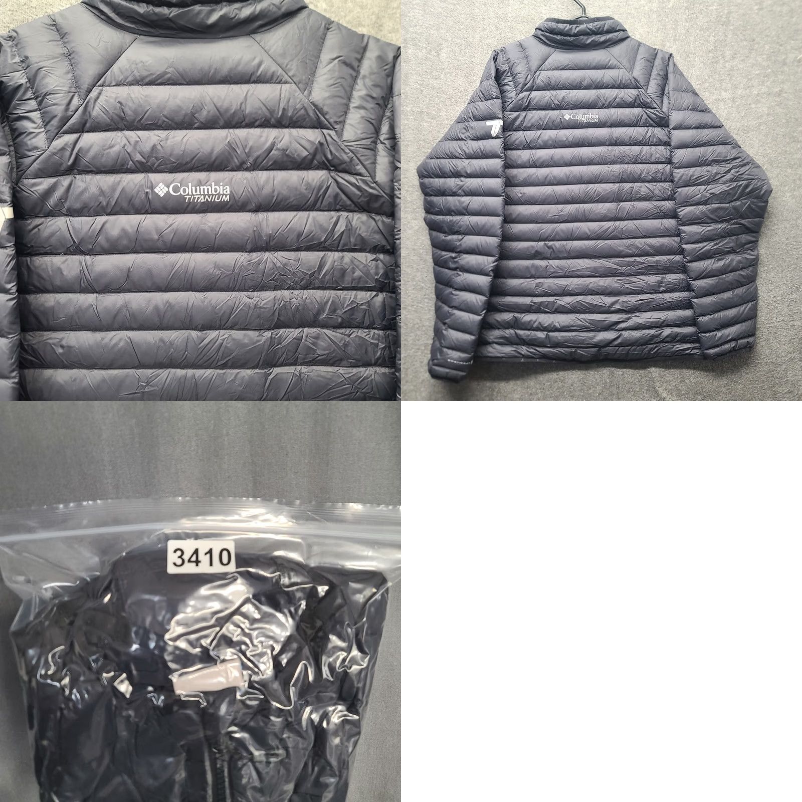 Vintage Columbia Titanium Omni-Heat 3D Down Jacket Mens L Black Puffer Packable Wrist Zipped Pockets 800 Fill Water Resistant Casual Winter Size US L / EU 52-54 / 3 - 9 Thumbnail