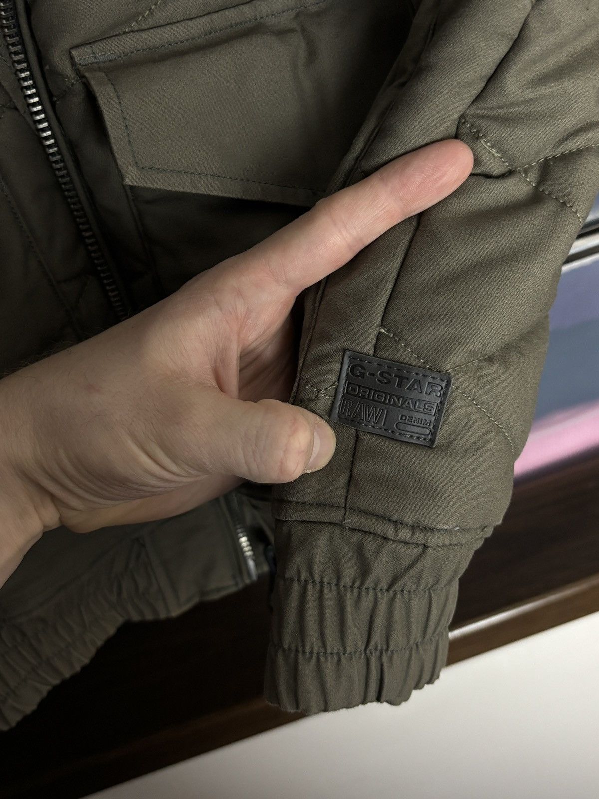 G-Star G-Star RAW Aviator Quilted Bomber Jacket MA1 Vintage Pilot Size US L / EU 52-54 / 3 - 10 Thumbnail