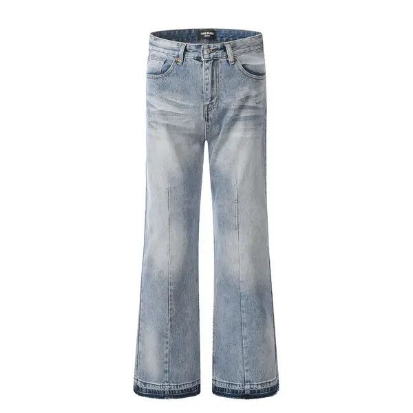 VIBE American retro distressed raw edge flared jeans Size US 32 / EU 48 - 1 Thumbnail