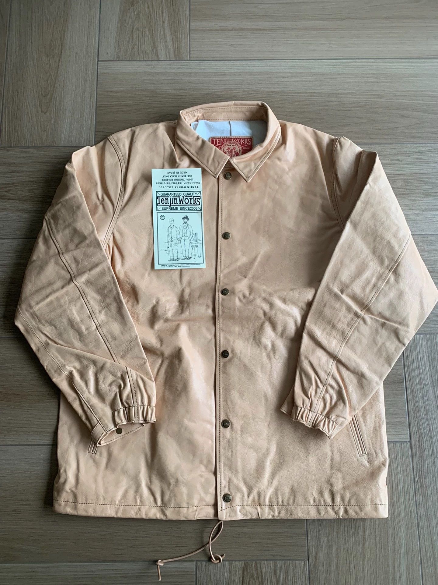 Other Tenjin Works New Tochigi Calfskin Coach Jacket Size 44 Size US S / EU 44-46 / 1 - 1 Thumbnail