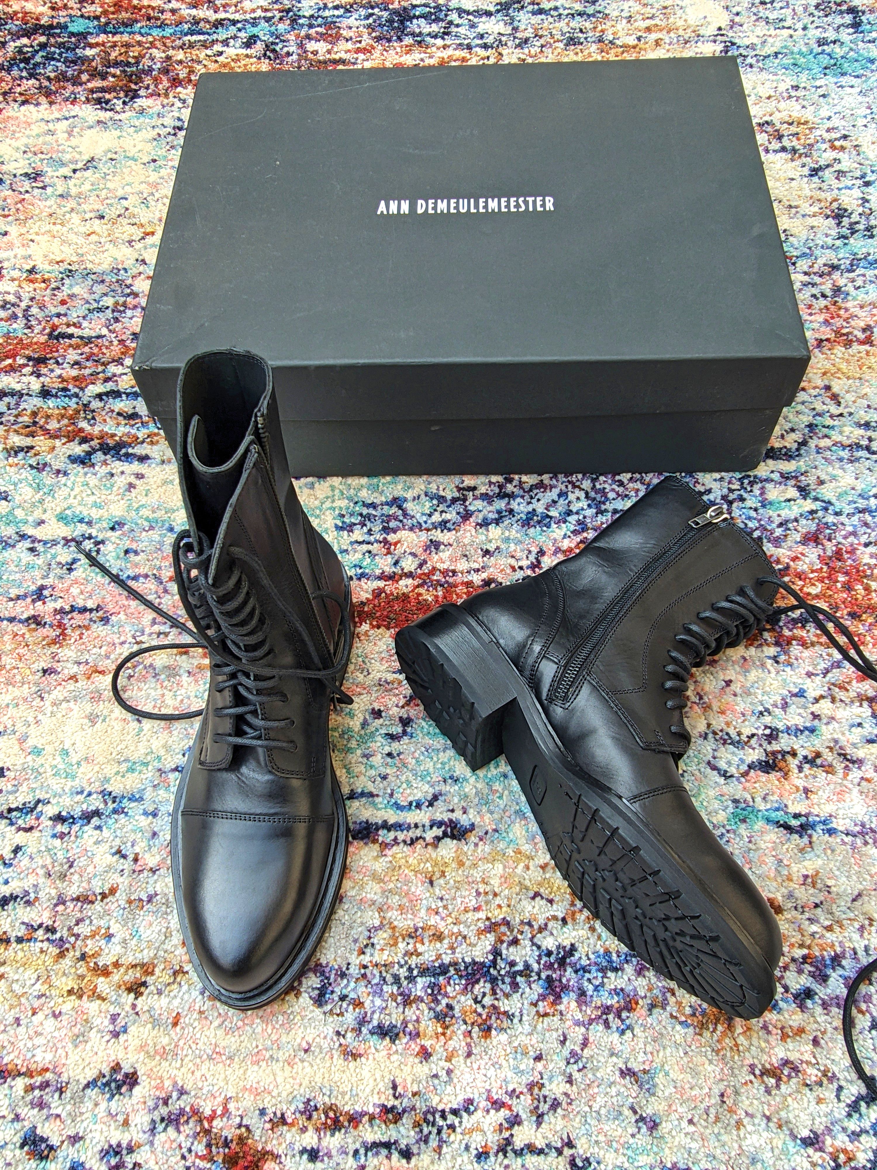 Ann Demeulemeester Ann Demeulemeester women's leather boots Size US 9 / IT 39 - 2 Thumbnail