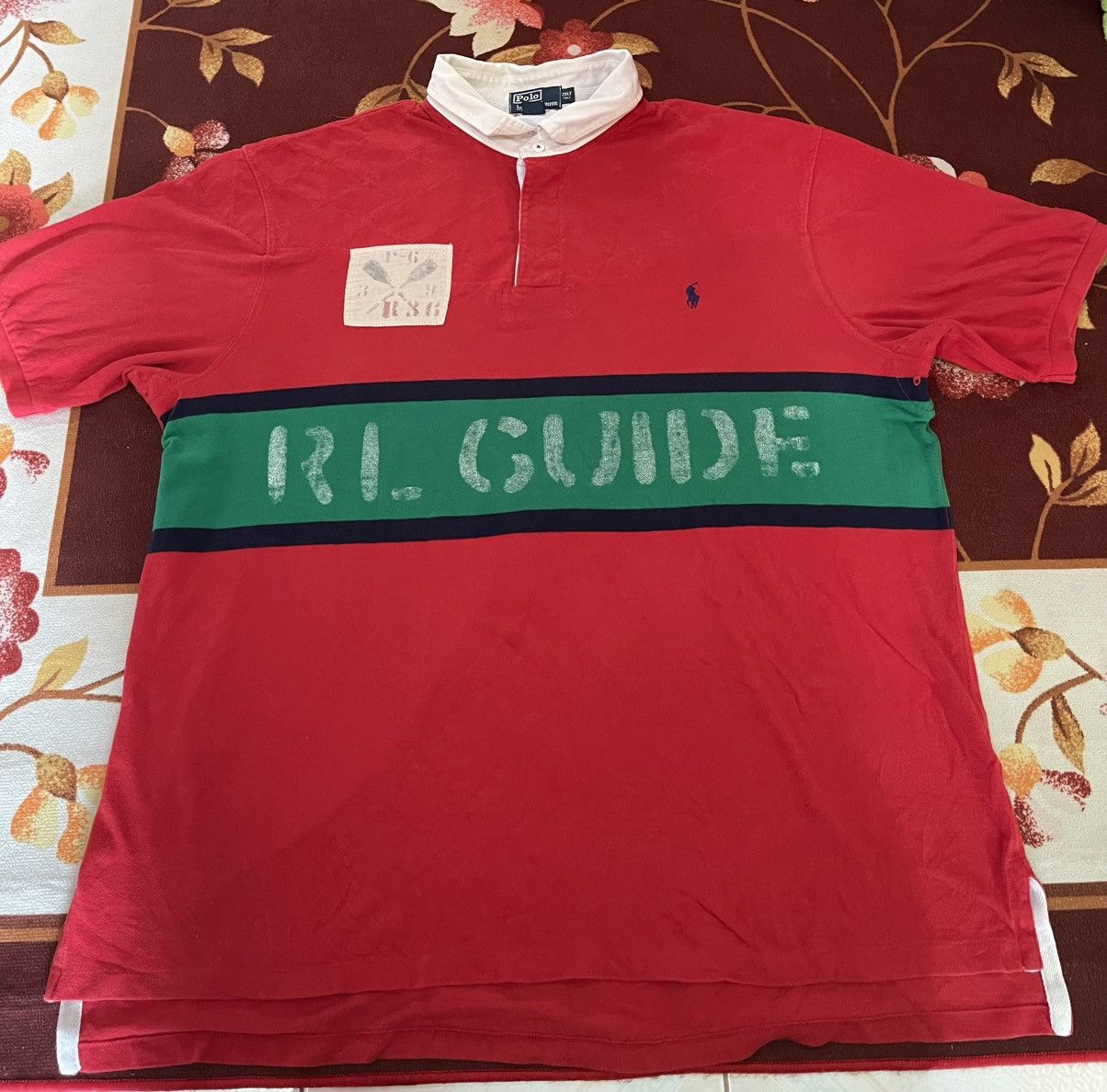 Polo Ralph Lauren Vintage Polo Ralph Lauren RL - Guide Rugby🔥🔥🔥 Size US XXL / EU 58 / 5 - 8 Thumbnail