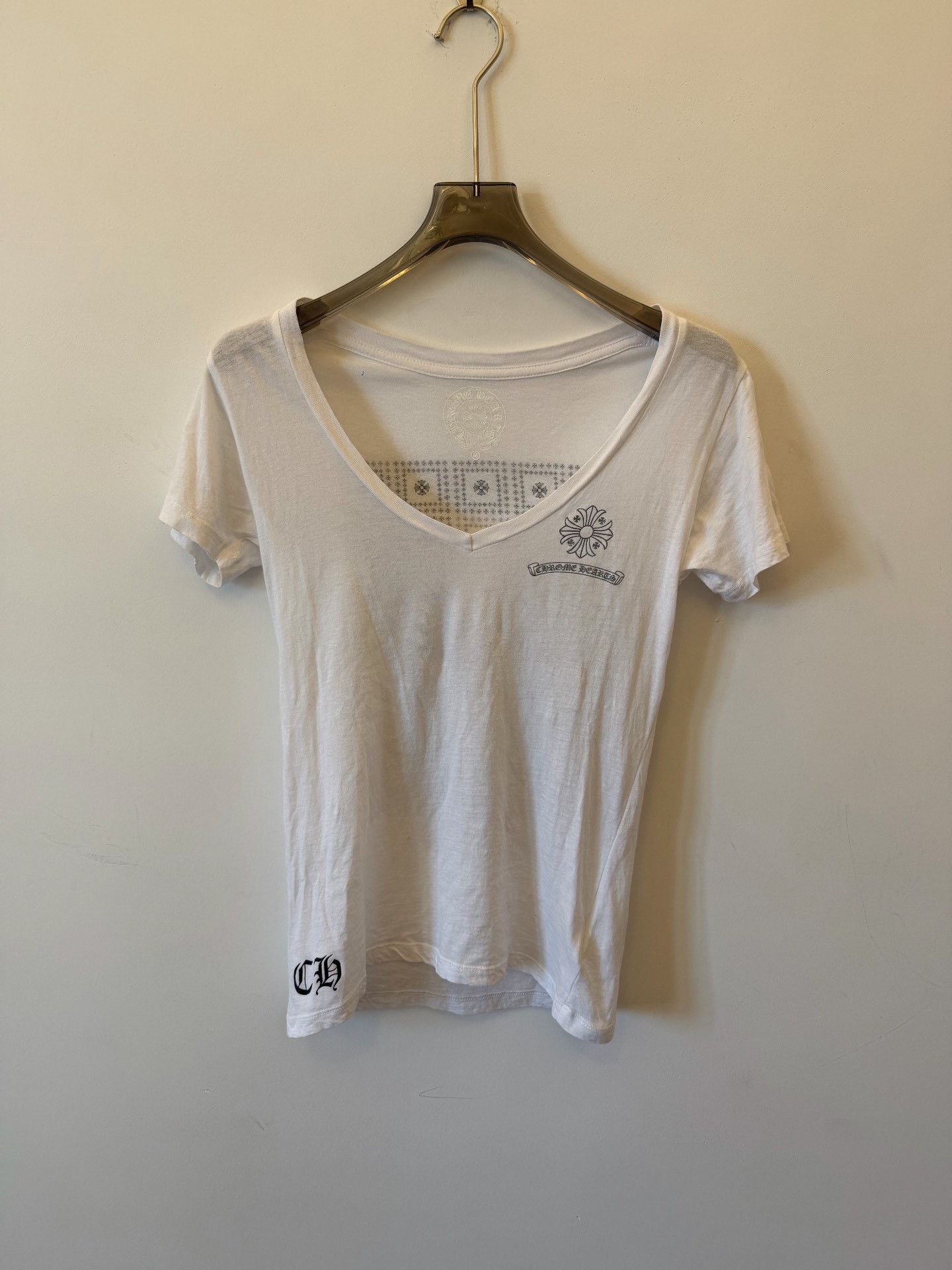 Chrome Hearts Chrome Hearts White T-Shirt M Women Size M / US 6-8 / IT 42-44 - 1 Thumbnail