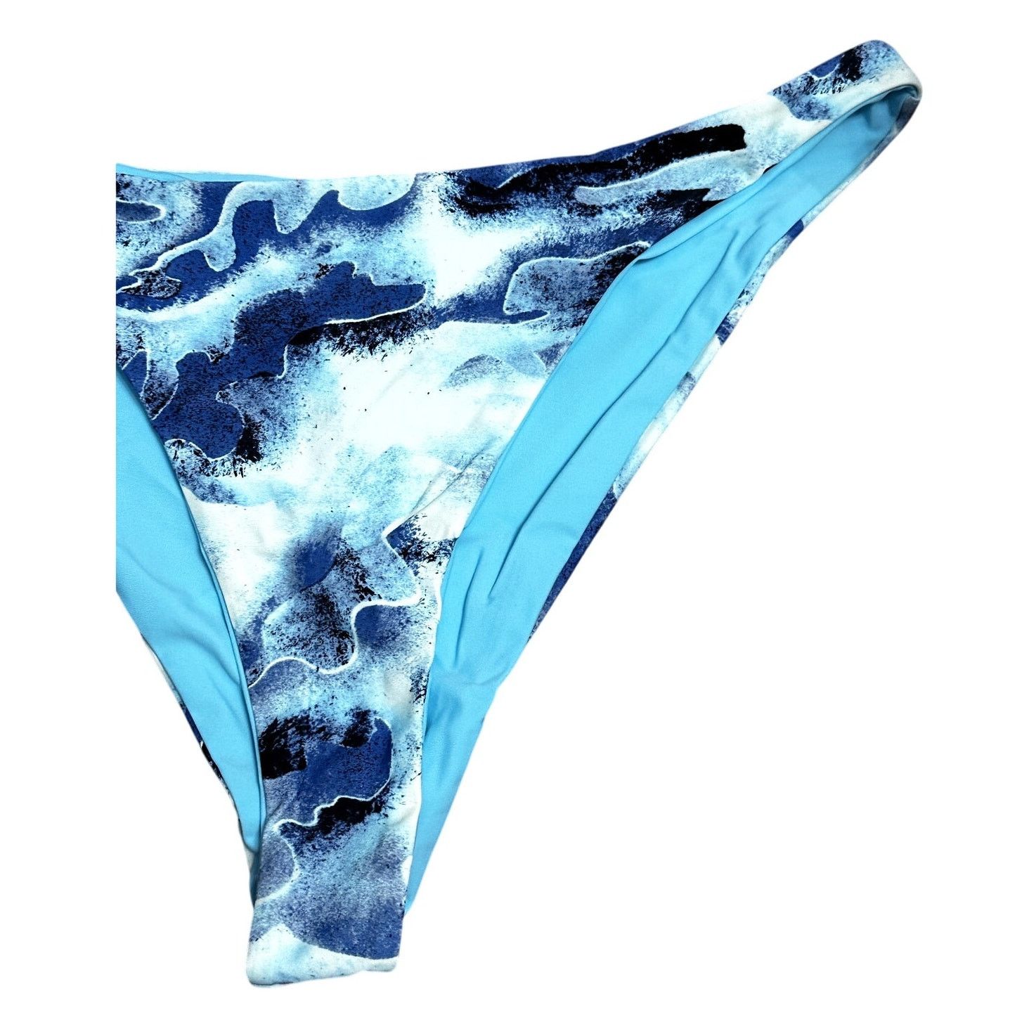 Other Royalty By Maluma Bikini Bottoms Cheeky Cut Camo Blue XL NWT Size ONE SIZE - 4 Thumbnail