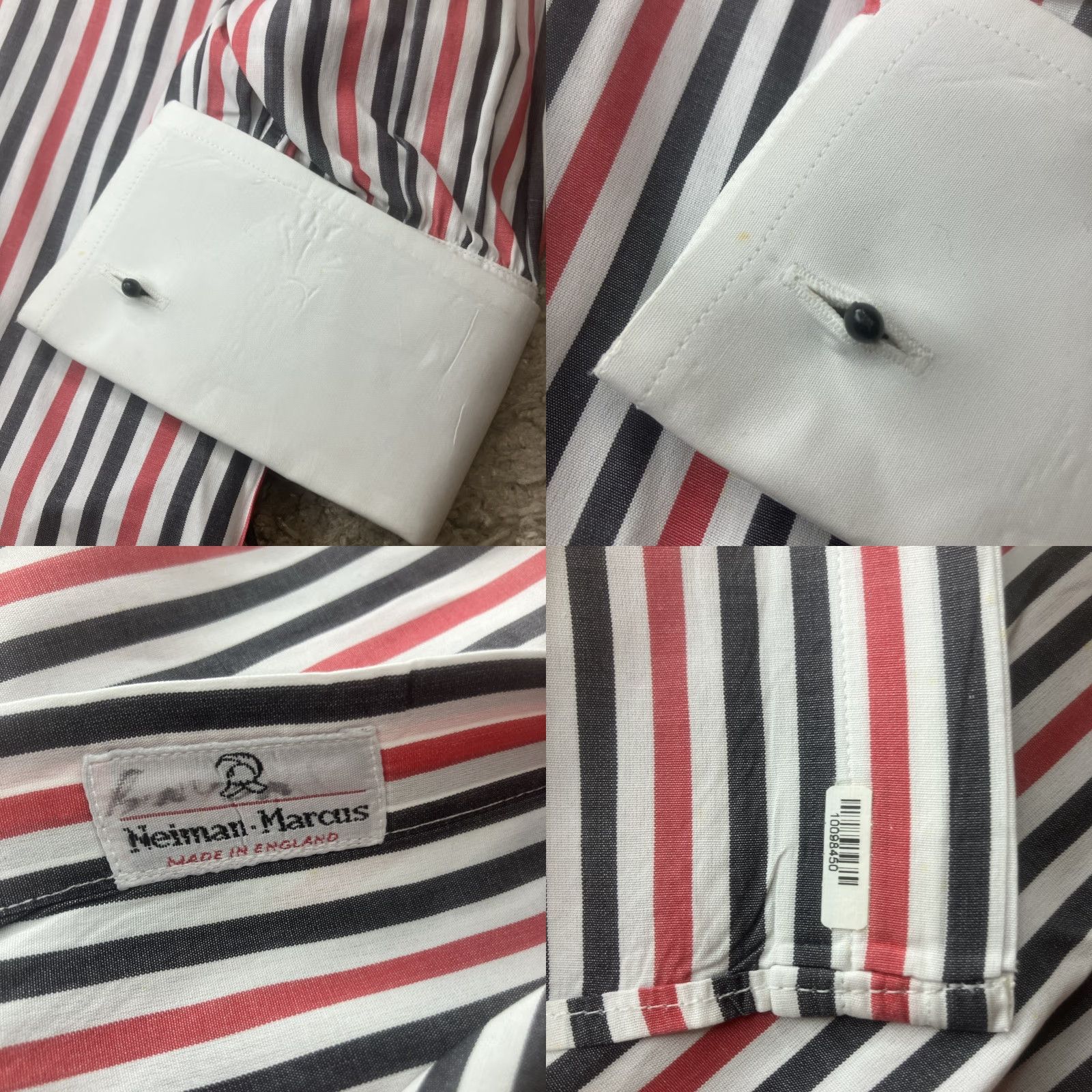 Turnbull & Asser Mens Long Sleeve Button Up Striped Shirt French Cuff 17 - 43