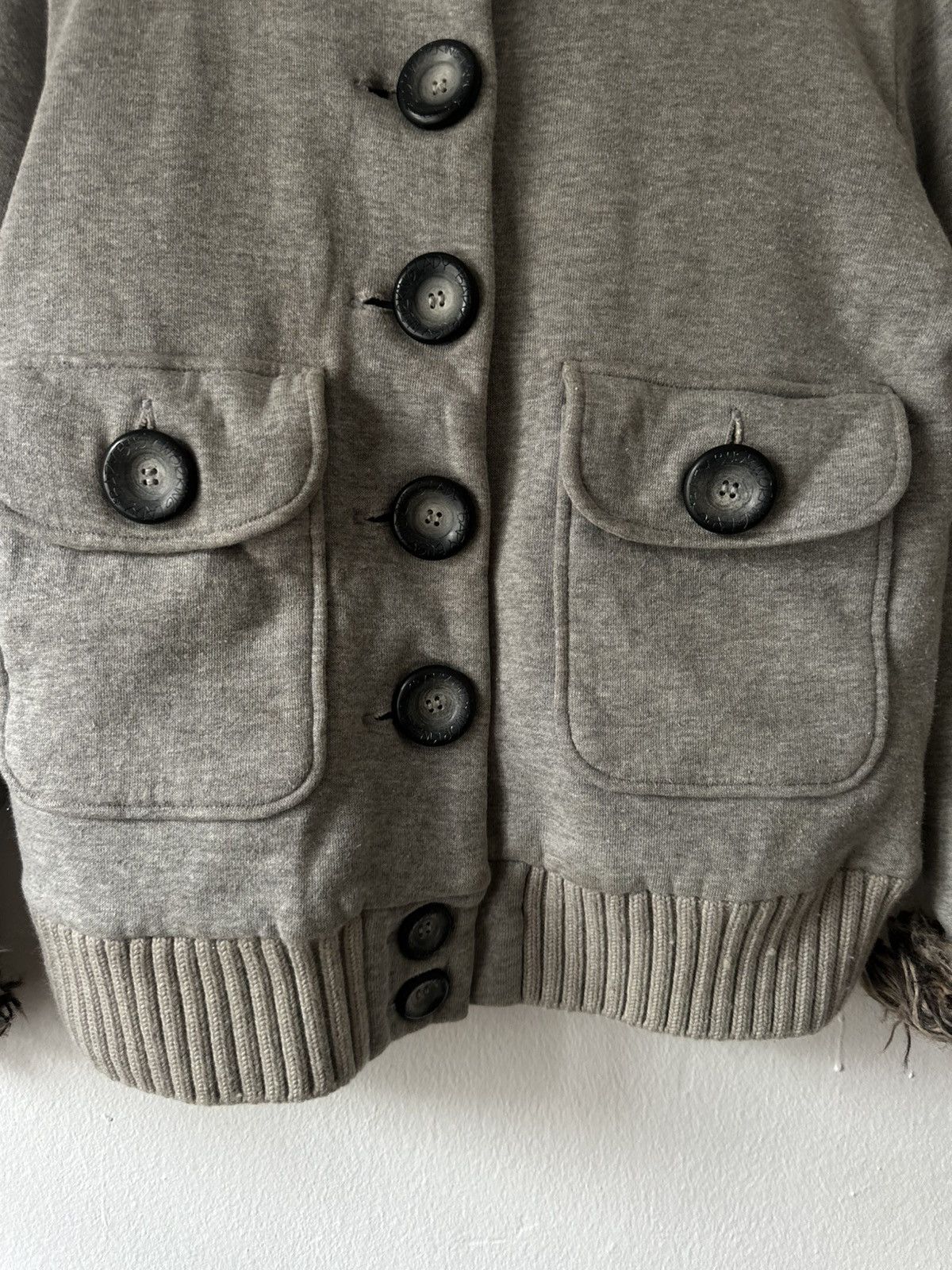 Bape BAPY Fur Trim Button Military Jacket Size M / US 6-8 / IT 42-44 - 4 Thumbnail