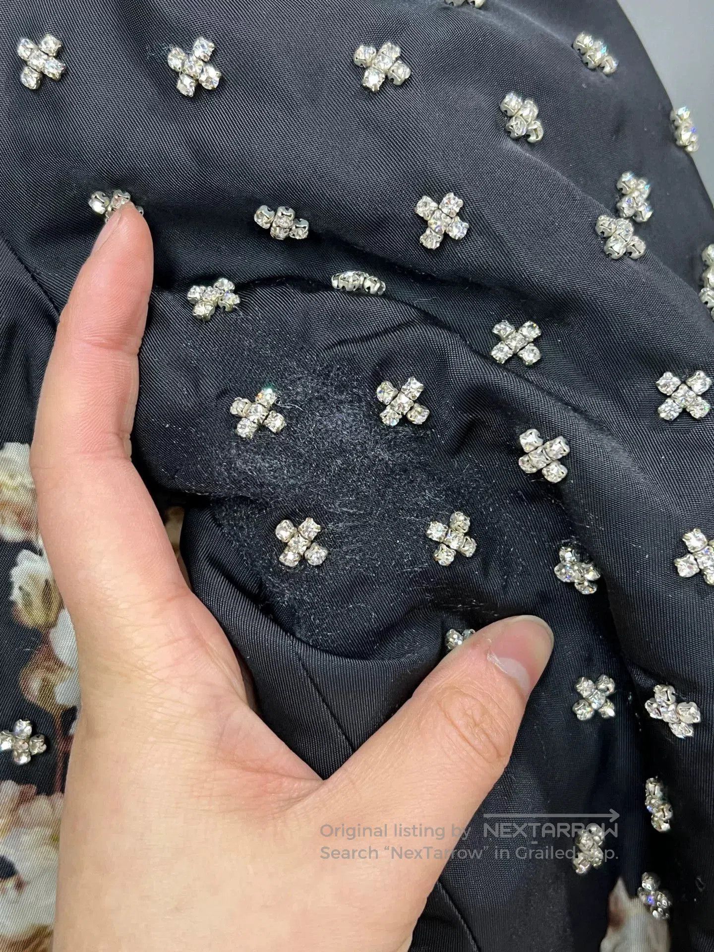 Givenchy Givenchy Crystal Embellished Baseball Jacket. Size XXS / US 00 / IT 34 - 6 Thumbnail