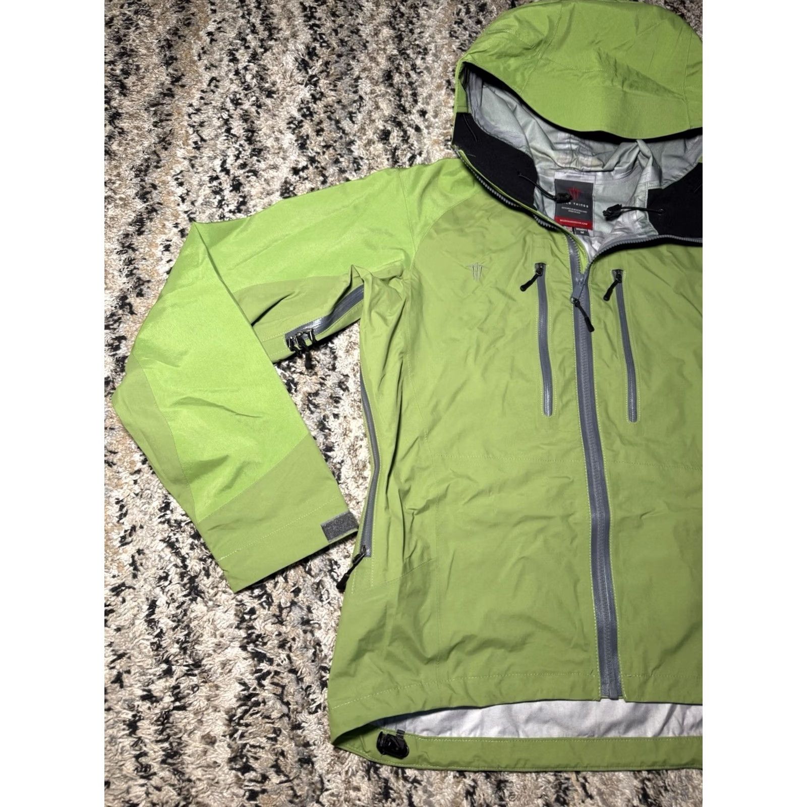 Wild Things VINTAGE Woman’s Medium Wild Things Alpinist Hardshell Jacket Green -> Size M / US 6-8 / IT 42-44 - 3 Thumbnail