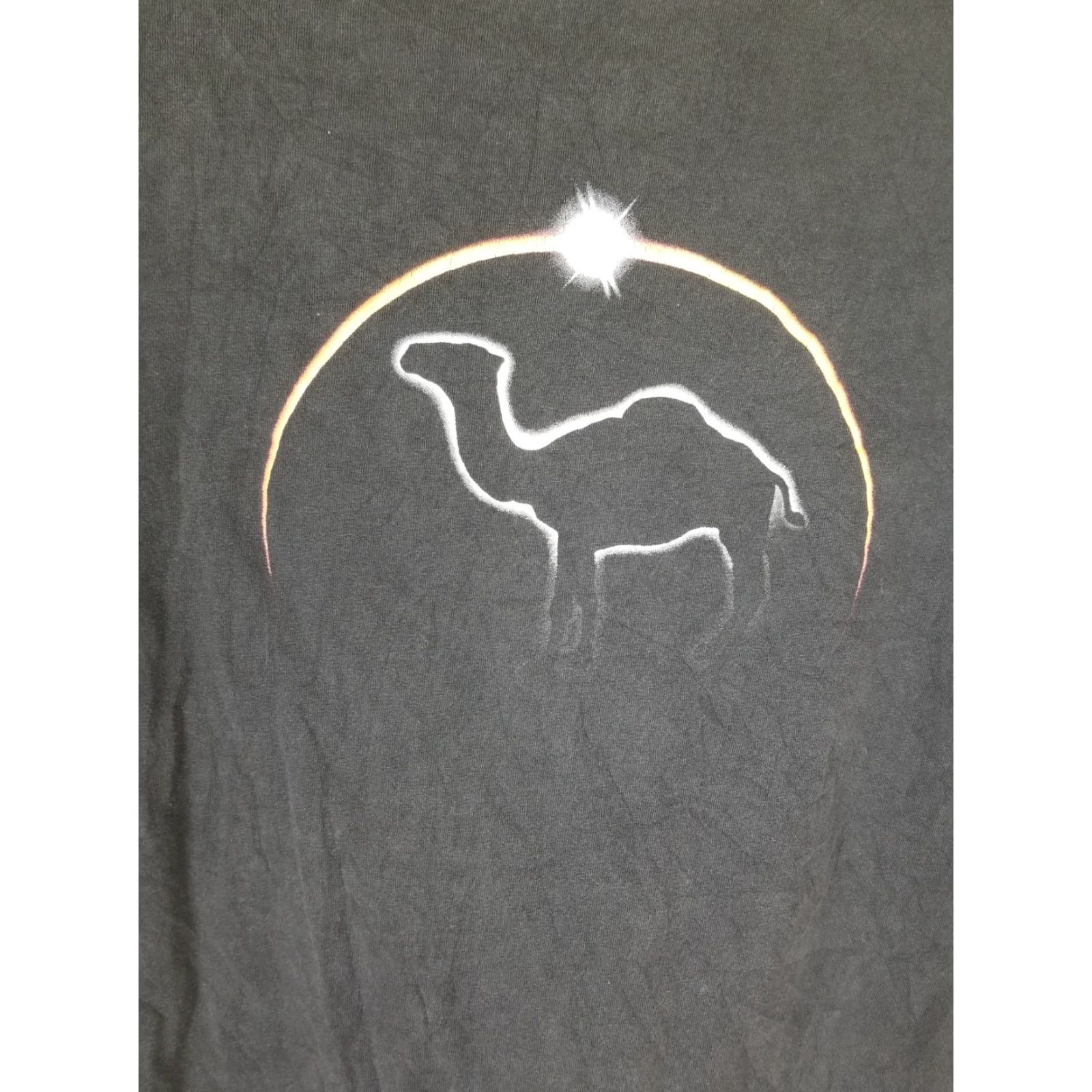 Hanes VINTAGE 90' JOE CARMEL CIGARETTE PROMO ONE POCKET BLACK T-SHIRT SZ XL Hanes T-Shirt Men XL Black Pocket Crew Neck Short Sleeve Cotton Shirt 90s Mens Size US XL / EU 56 / 4 - 8 Thumbnail