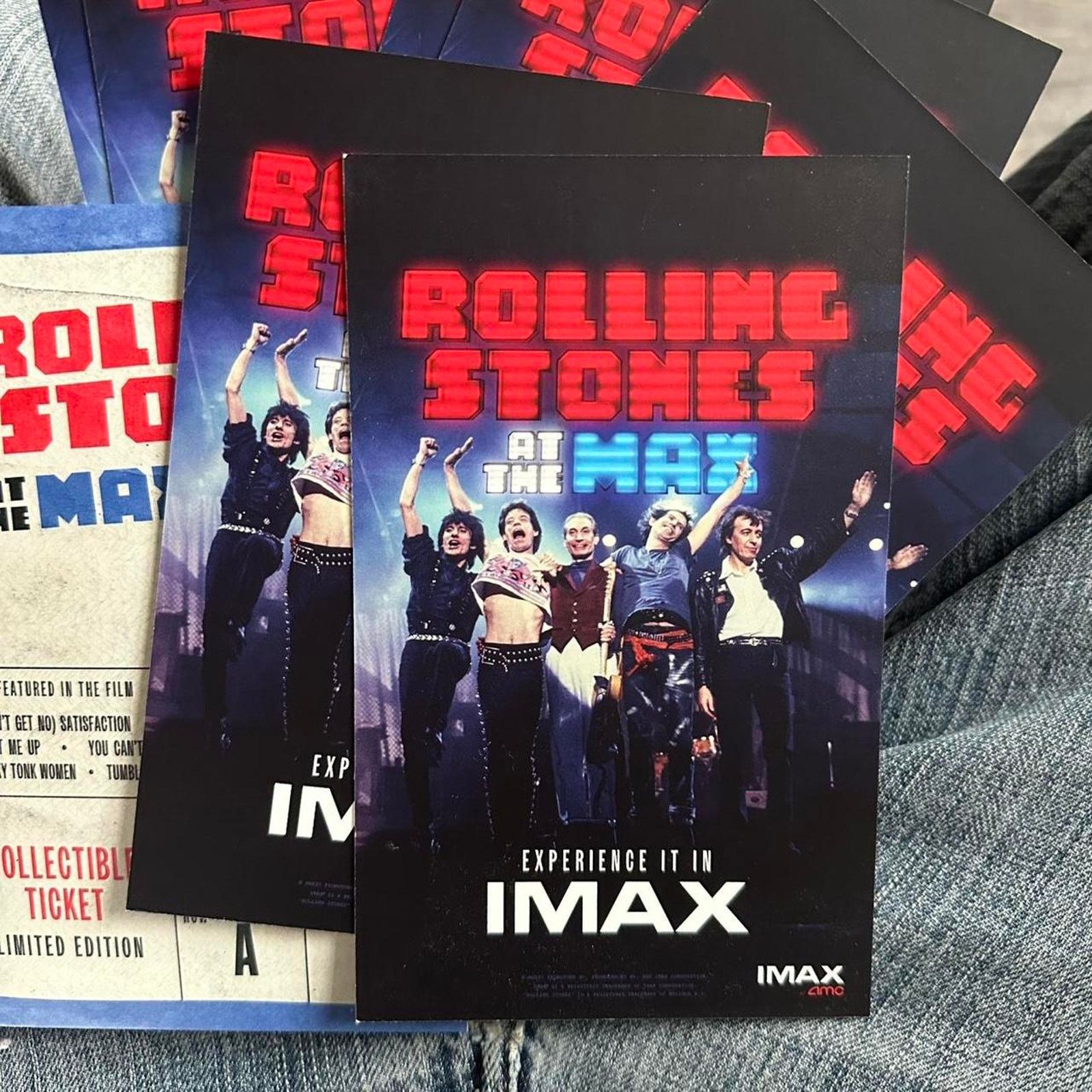 Band Tees × Other Rolling Stones Max AMC IMAX Exclusive Movie Promo Mini Print Size ONE SIZE - 3 Thumbnail