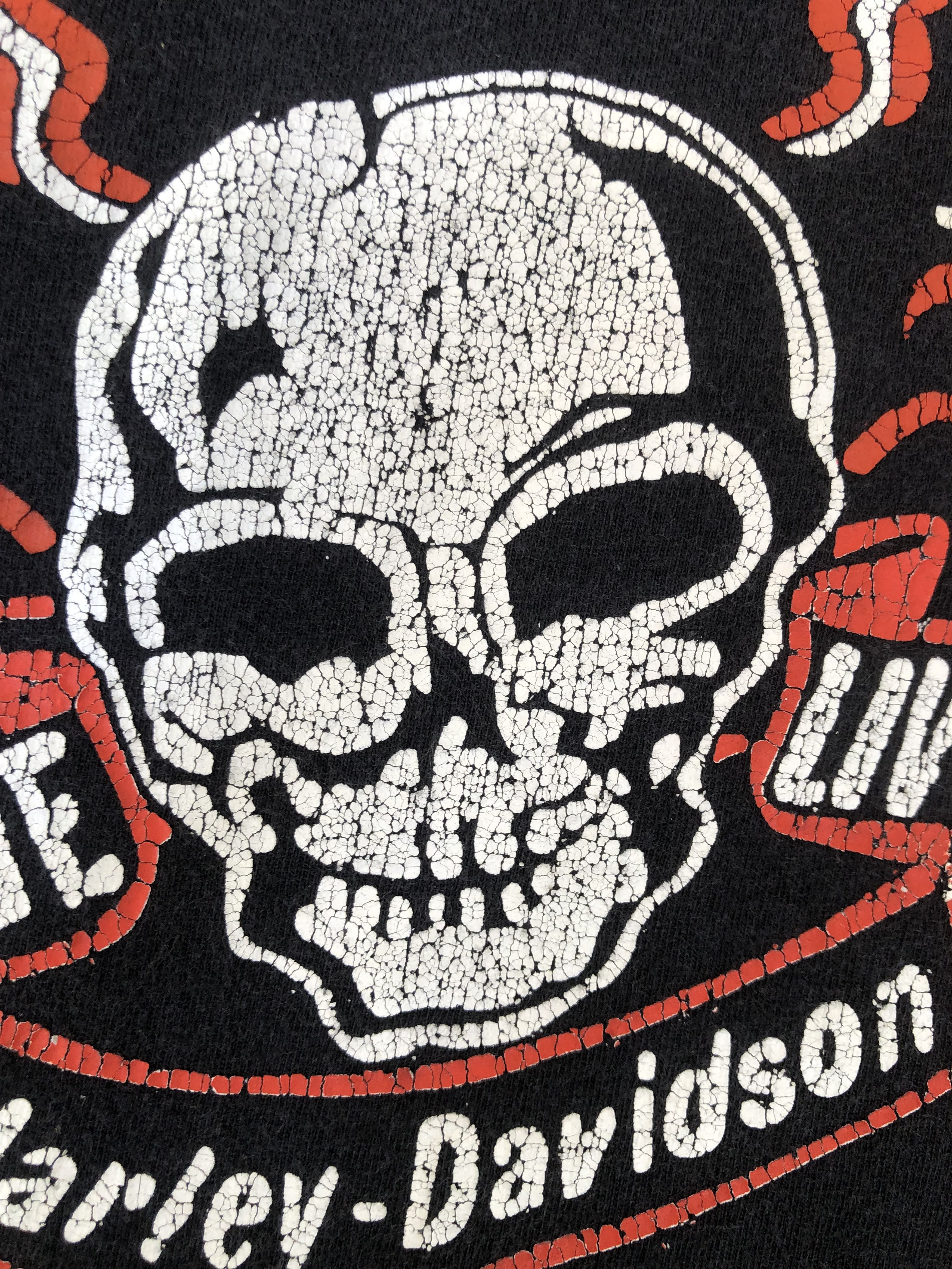 Harley Davidson Vintage 80s Harley Davidson Wing Skull Tee Size US M / EU 48-50 / 2 - 6 Thumbnail
