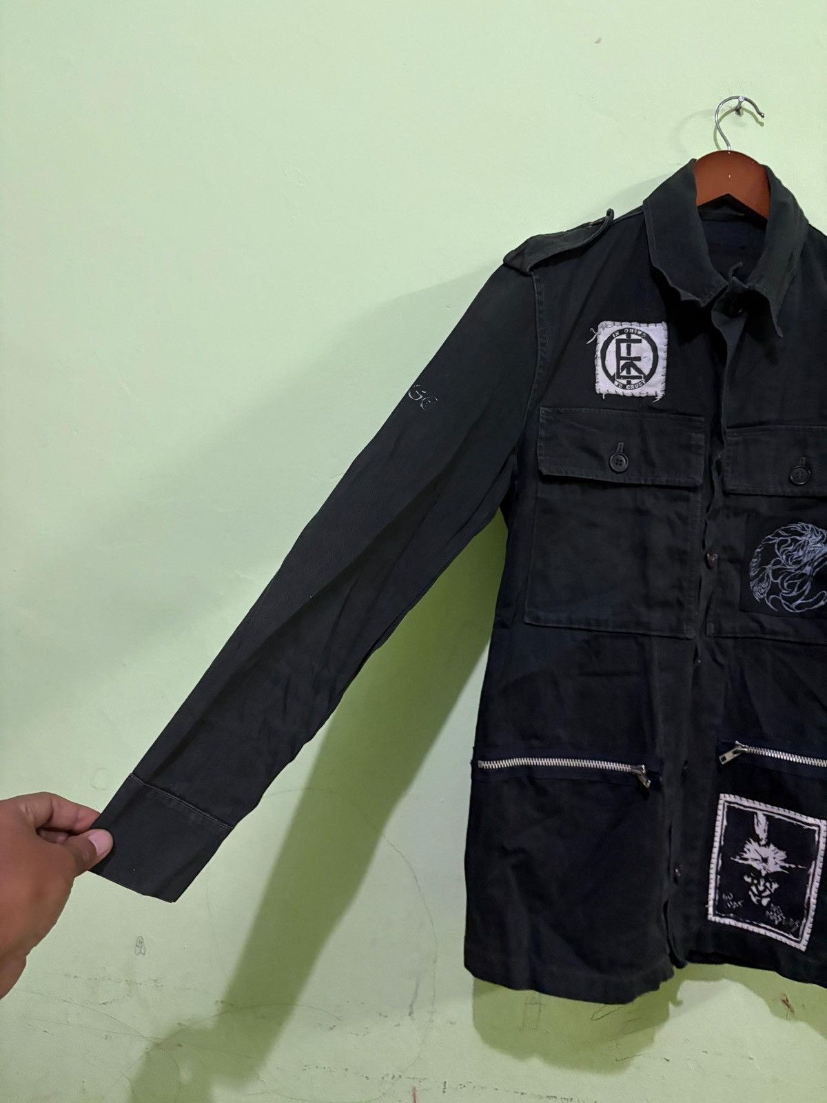 Vintage VTG 60's Neirynck Holvoet Military Jacket Custom Punk Rock Size US S / EU 44-46 / 1 - 2 Thumbnail