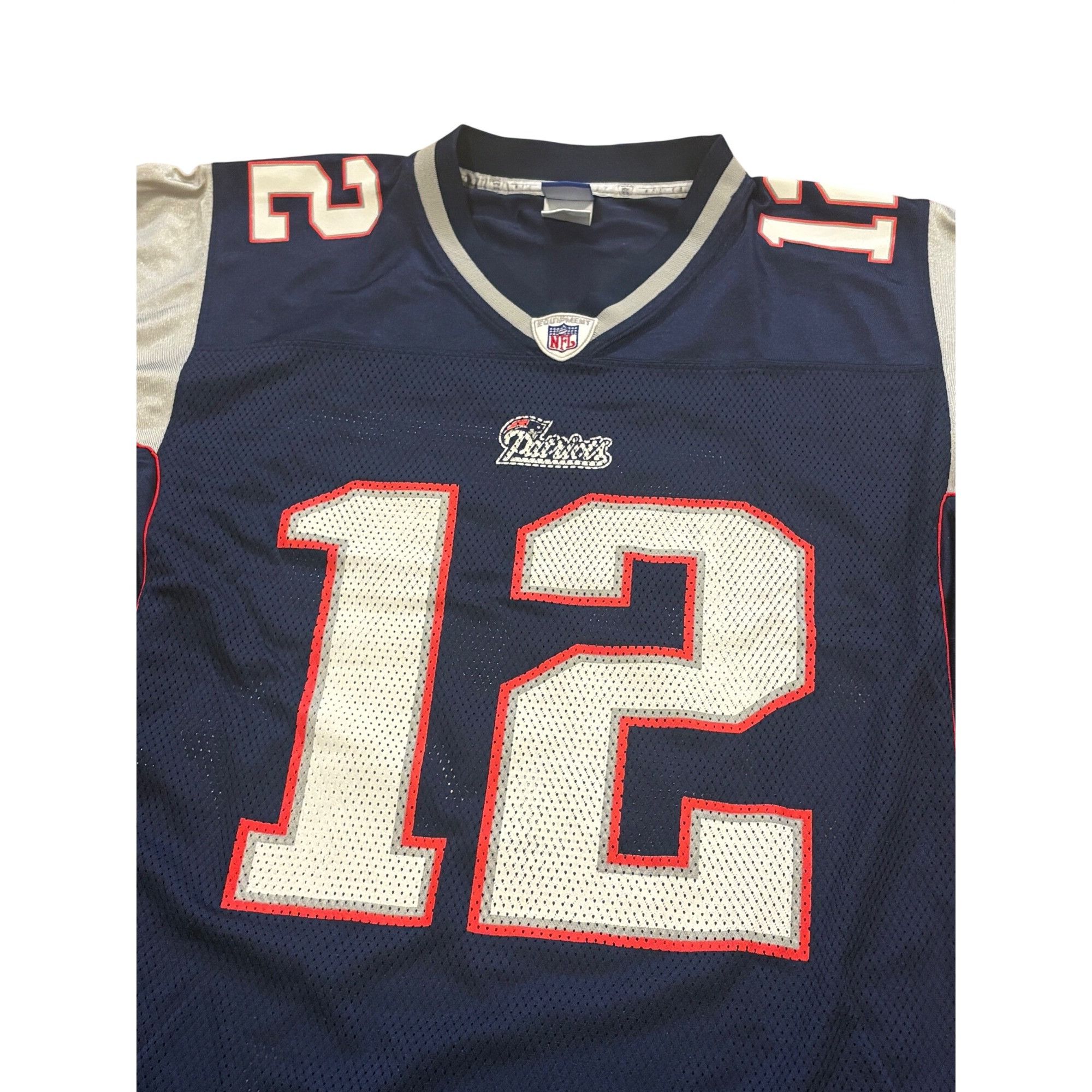 Reebok Reebok New England Patriots Tom Brady #12 Blue NFL Football Size US M / EU 48-50 / 2 - 5 Thumbnail