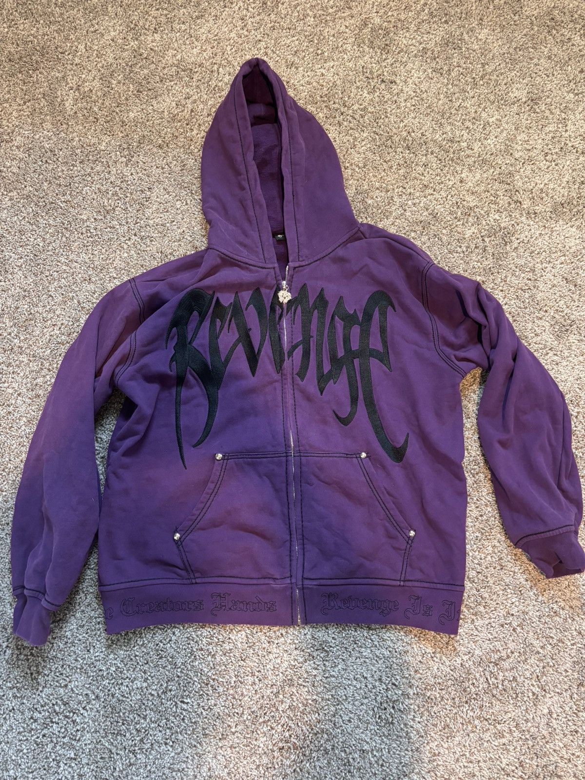 Japanese Brand × Revenge Revenge Death Note zip up | Grailed