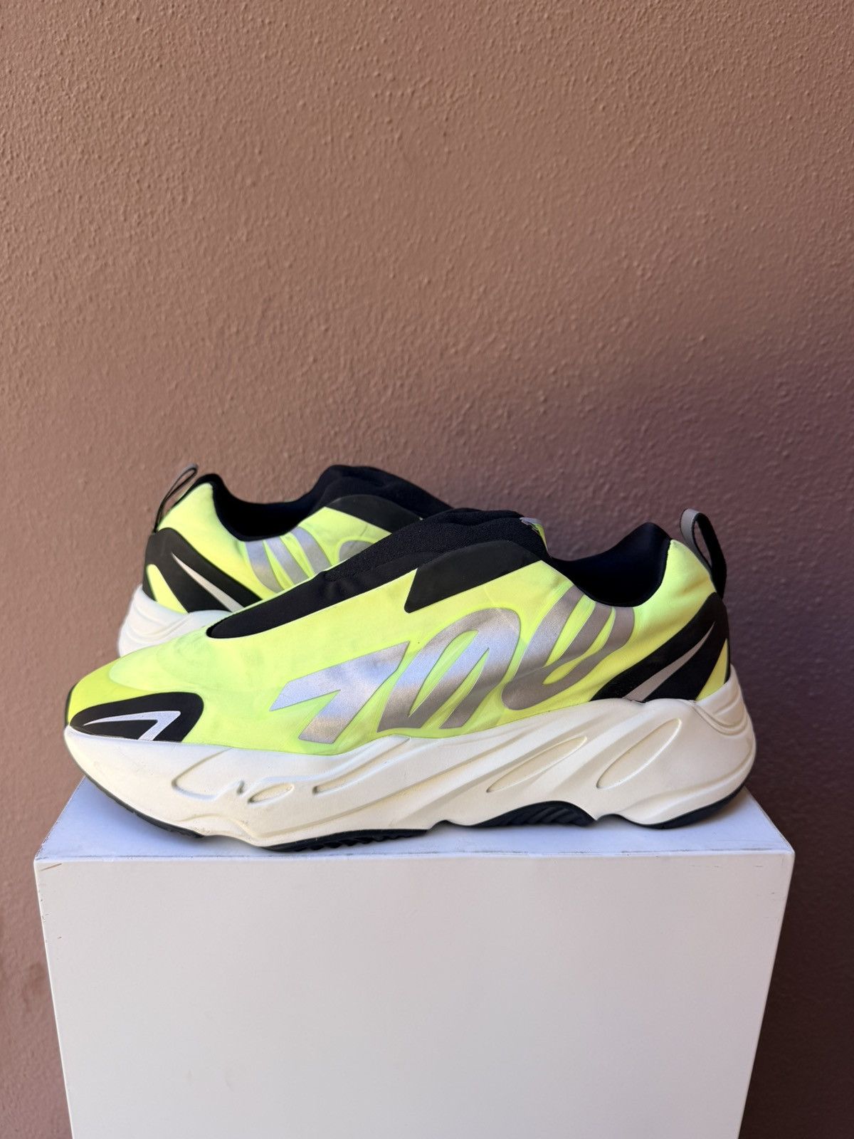 Yeezy Adidas Yeezy Boost 700 MNVN Phosphor Green Sneakers Size 11 Size US 11 / EU 44 - 2 Thumbnail